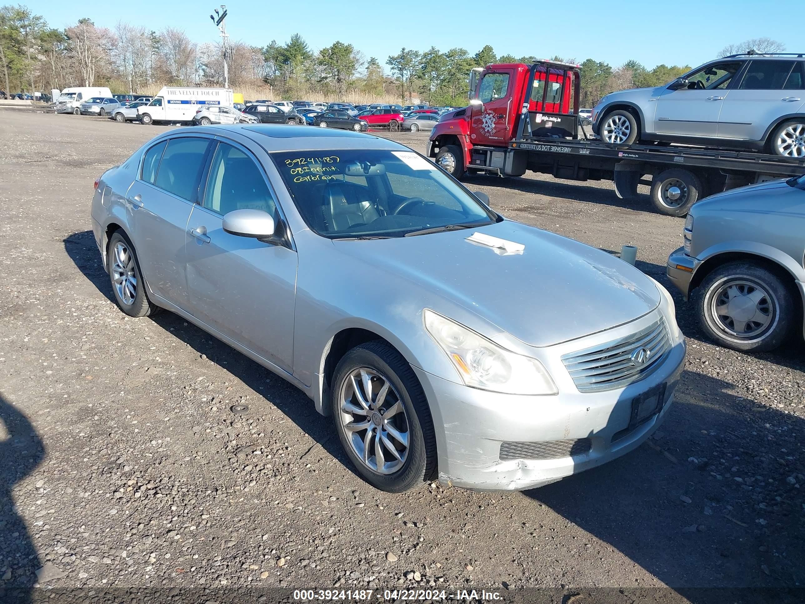 INFINITI G35 2008 jnkbv61f18m258353