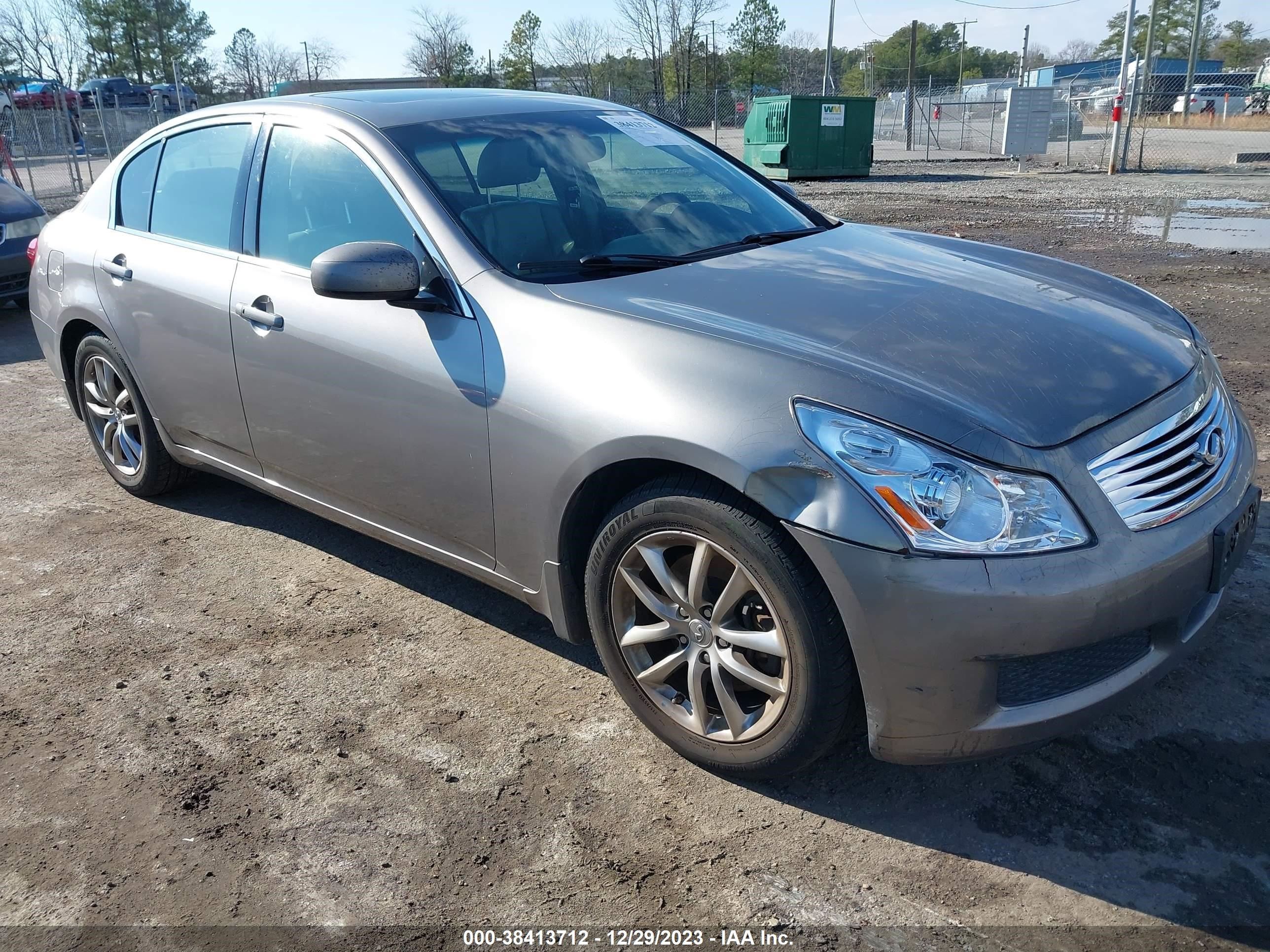 INFINITI G 2008 jnkbv61f18m268820