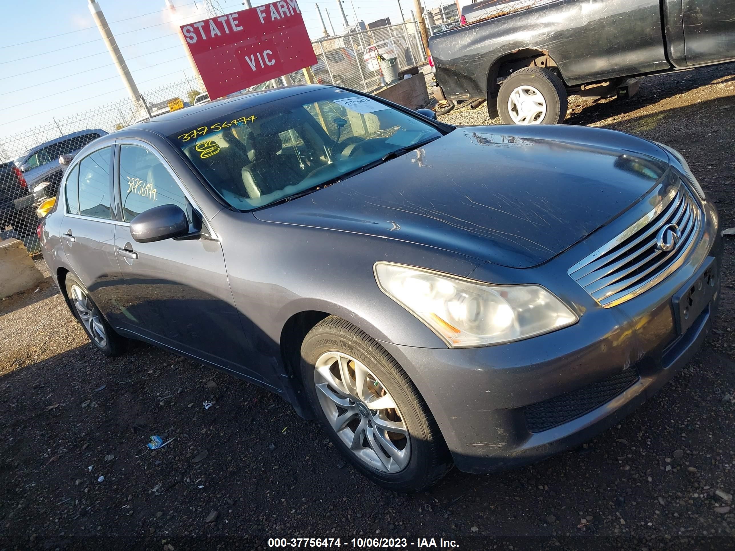 INFINITI G 2007 jnkbv61f27m824289