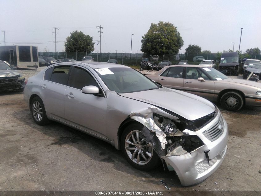 INFINITI G 2008 jnkbv61f28m258040