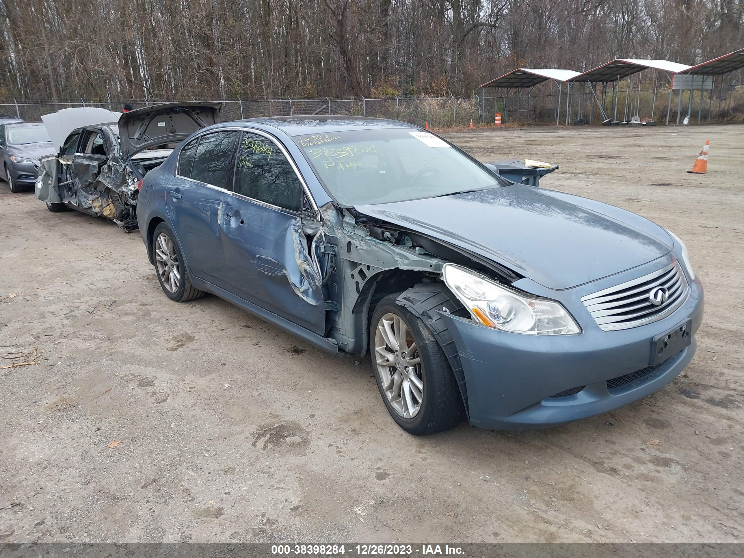 INFINITI G 2008 jnkbv61f28m259804