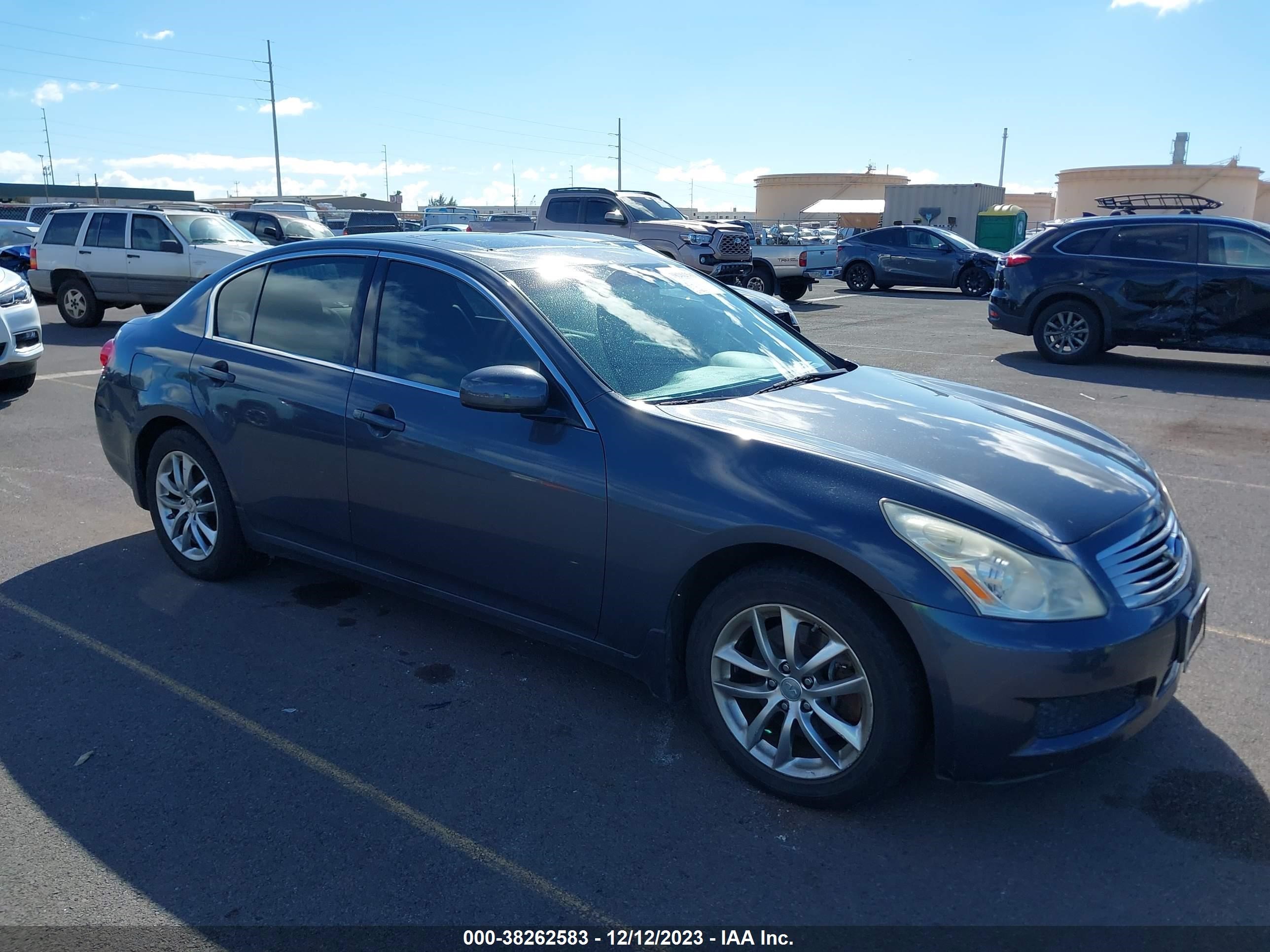 INFINITI G 2007 jnkbv61f37m824169