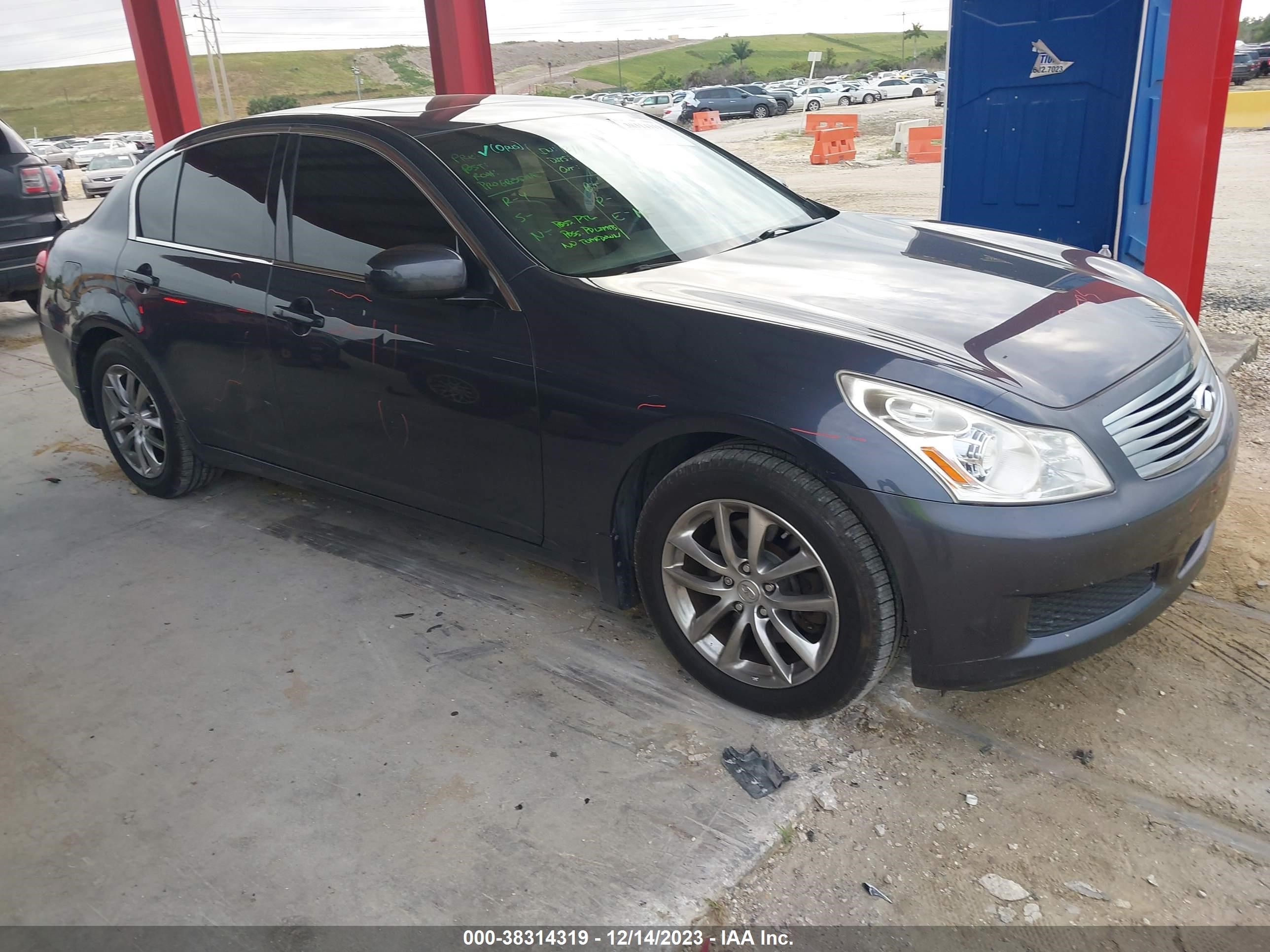 INFINITI G 2008 jnkbv61f38m263554