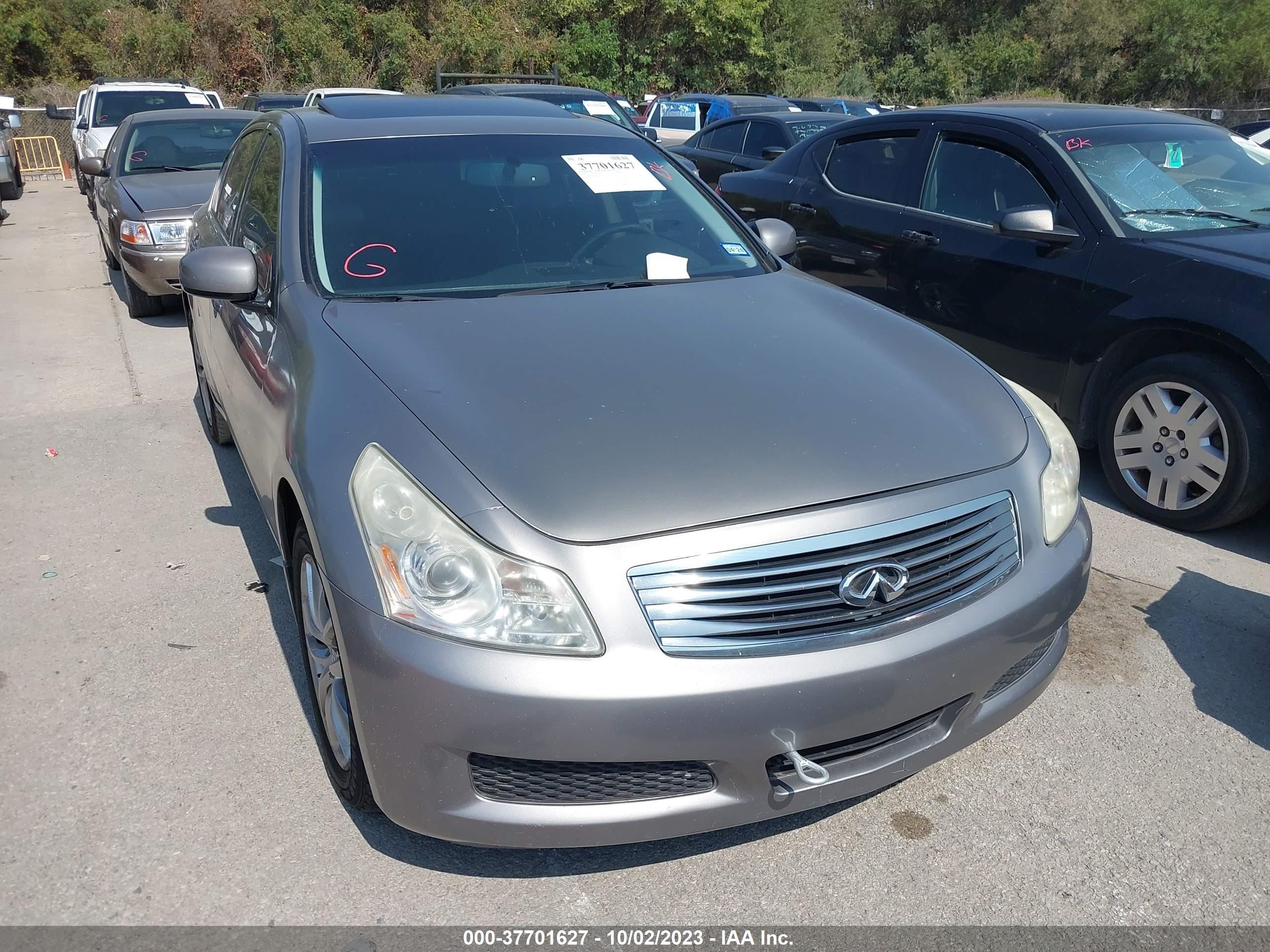 INFINITI G 2008 jnkbv61f38m273422