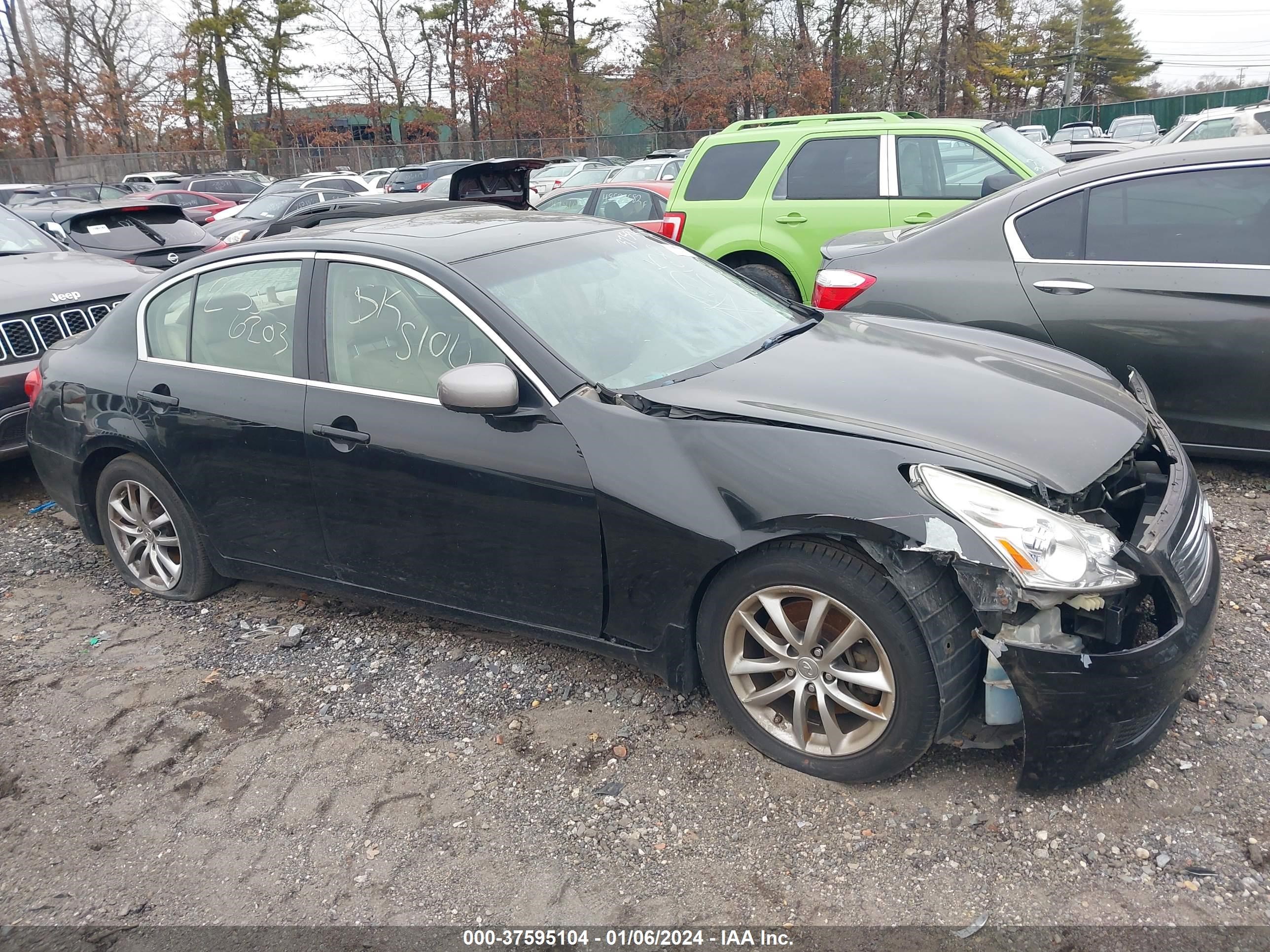 INFINITI G 2008 jnkbv61f48m250330