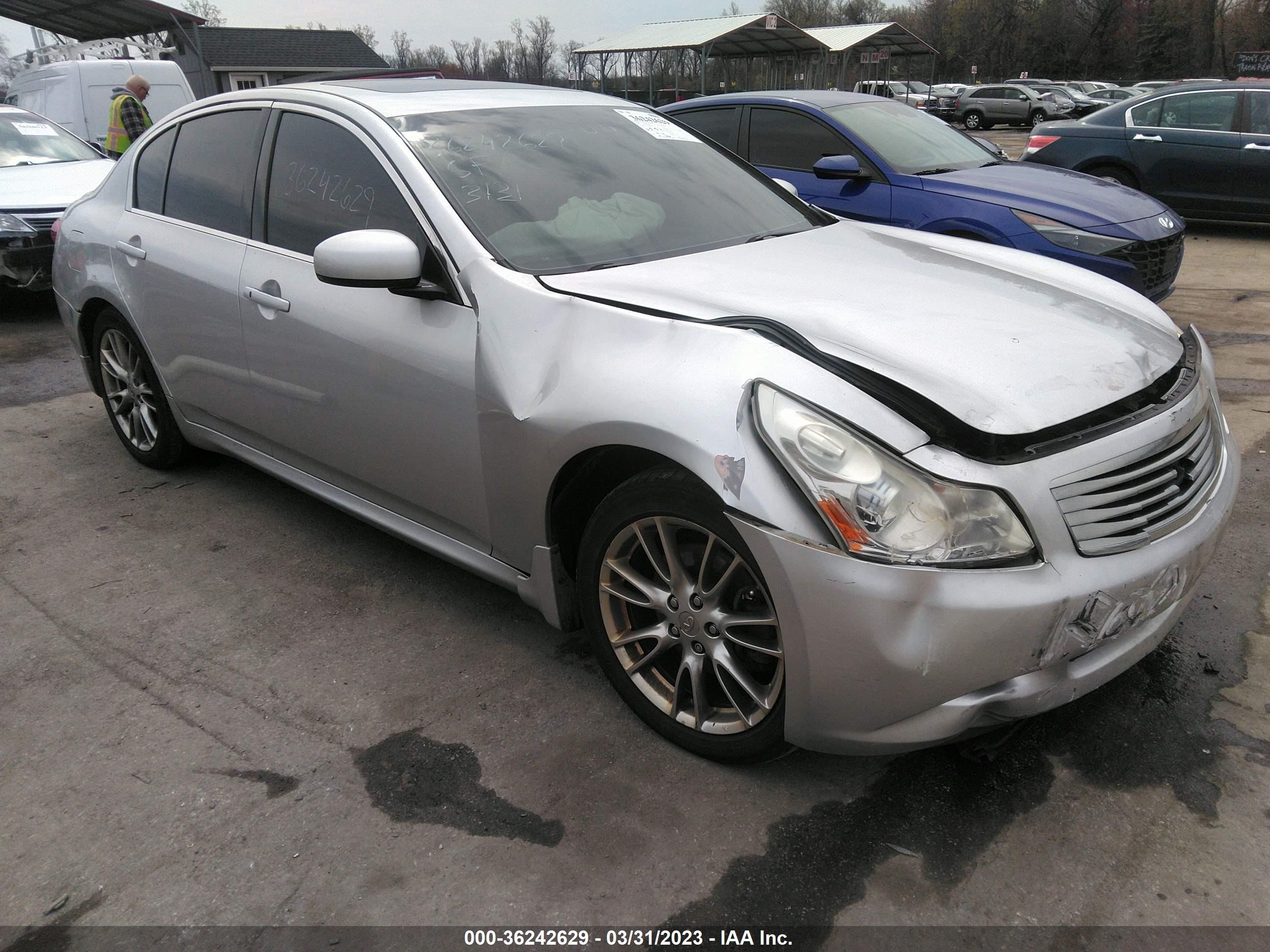 INFINITI G 2008 jnkbv61f48m264230