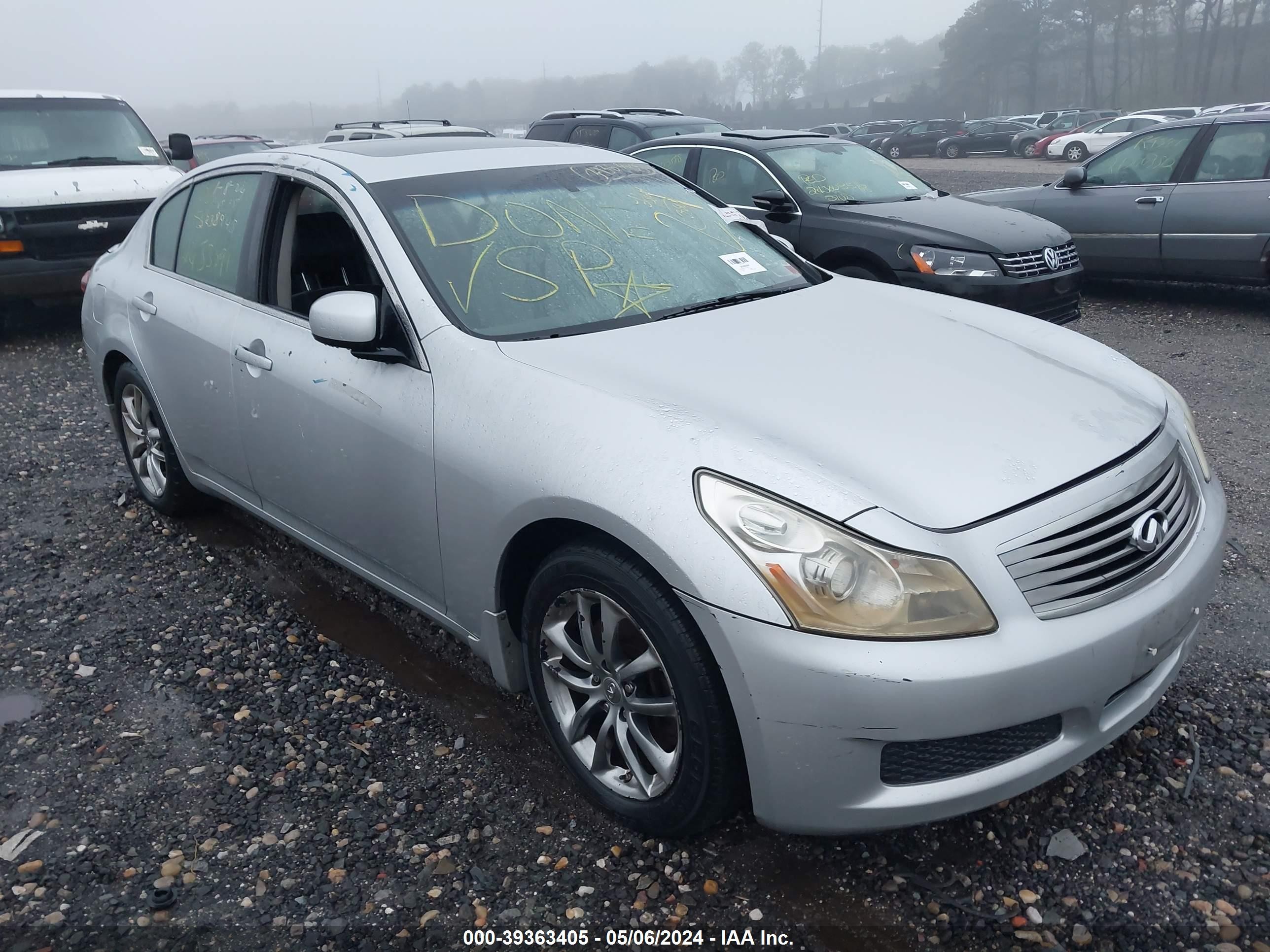 INFINITI NULL 2008 jnkbv61f48m279441