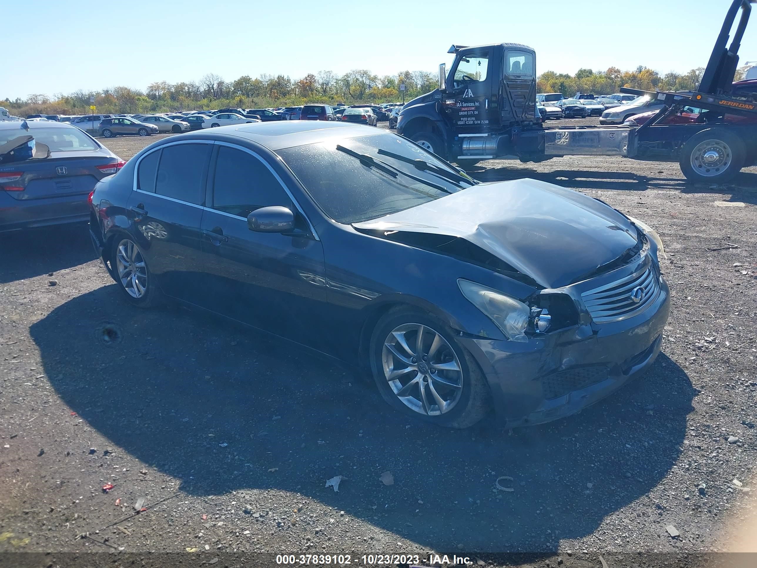 INFINITI G 2007 jnkbv61f57m812380