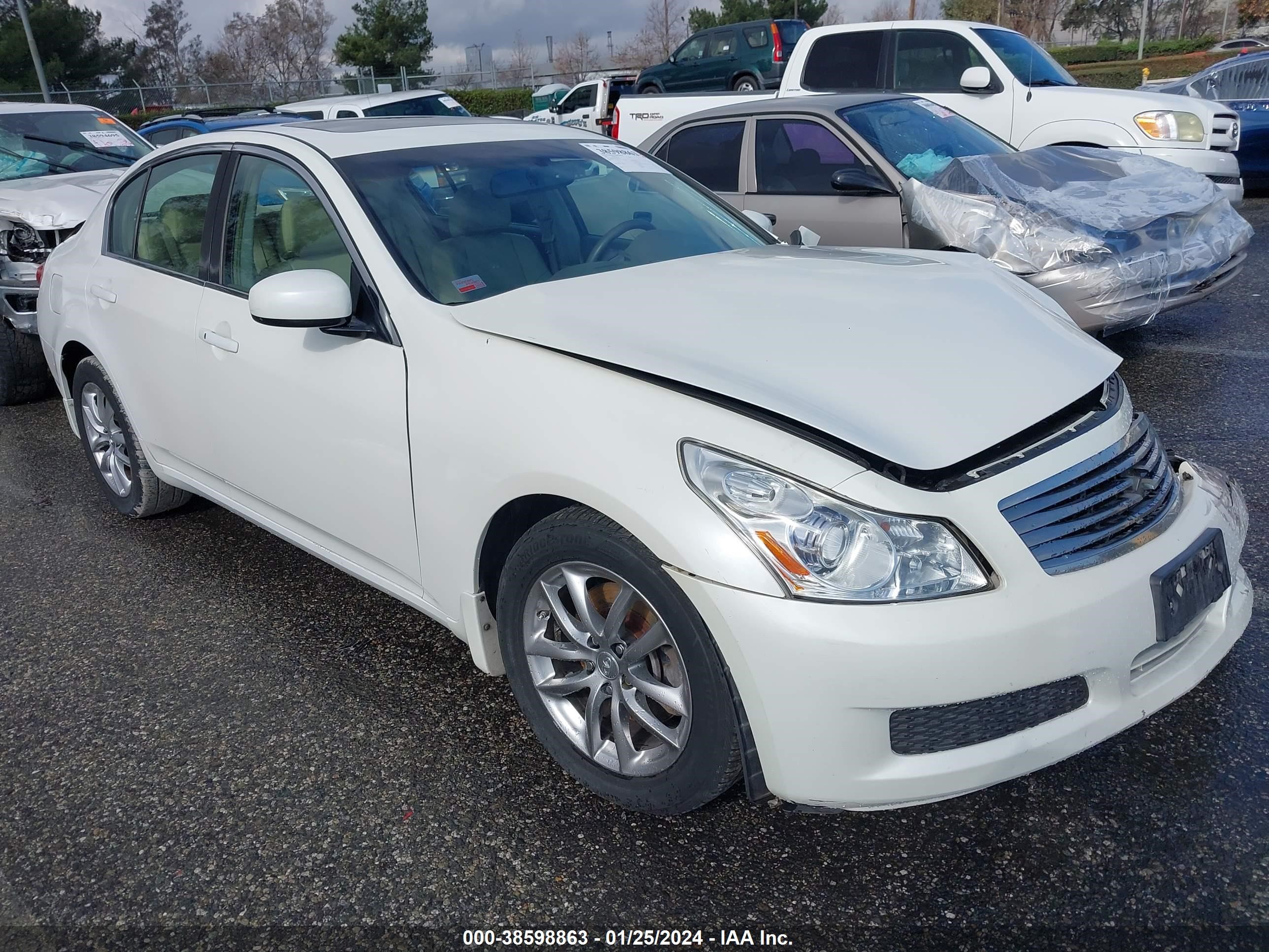 INFINITI G 2007 jnkbv61f67m814316