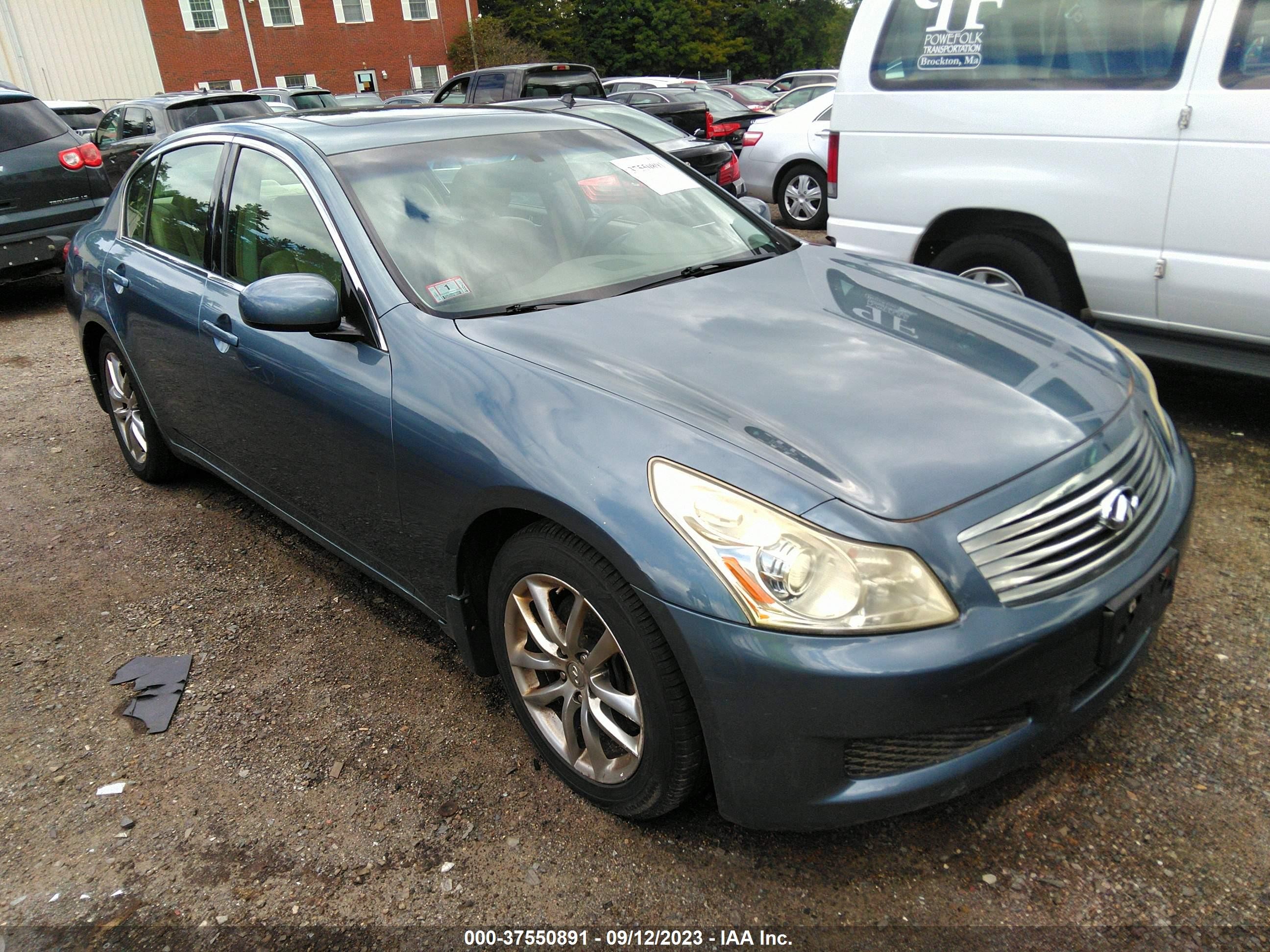 INFINITI G 2007 jnkbv61f67m821315