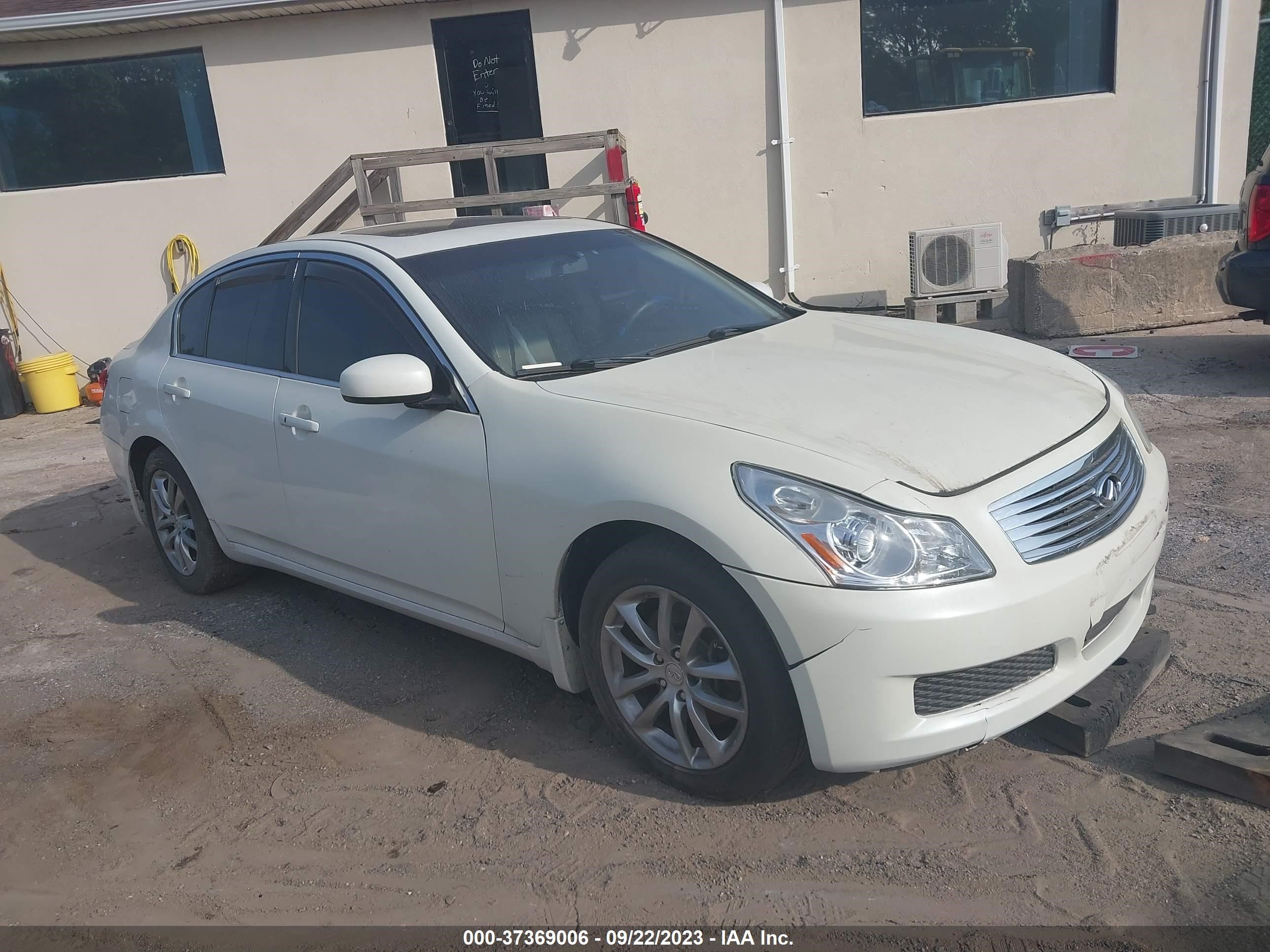 INFINITI G 2008 jnkbv61f68m262270