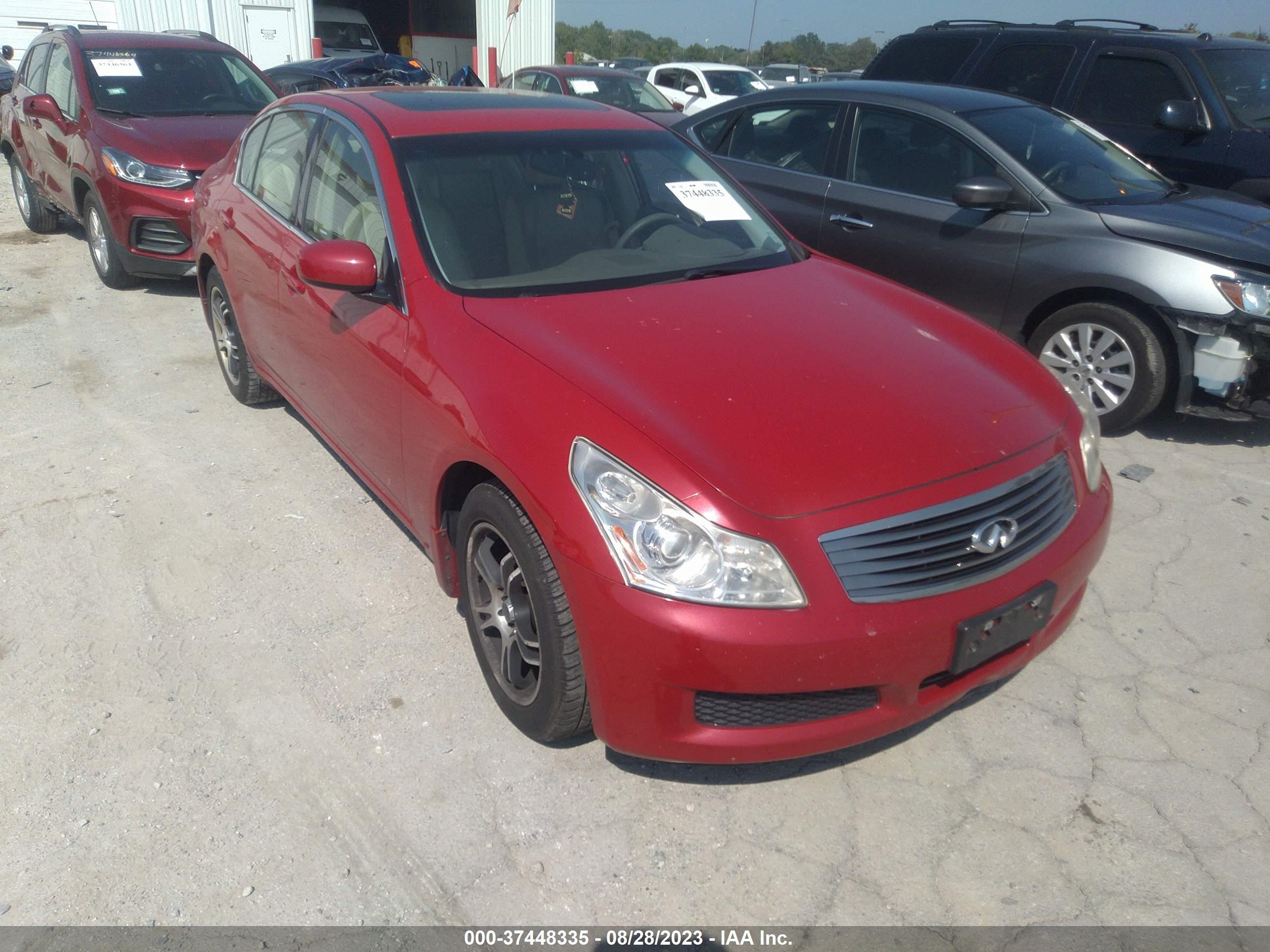 INFINITI G 2008 jnkbv61f78m251813