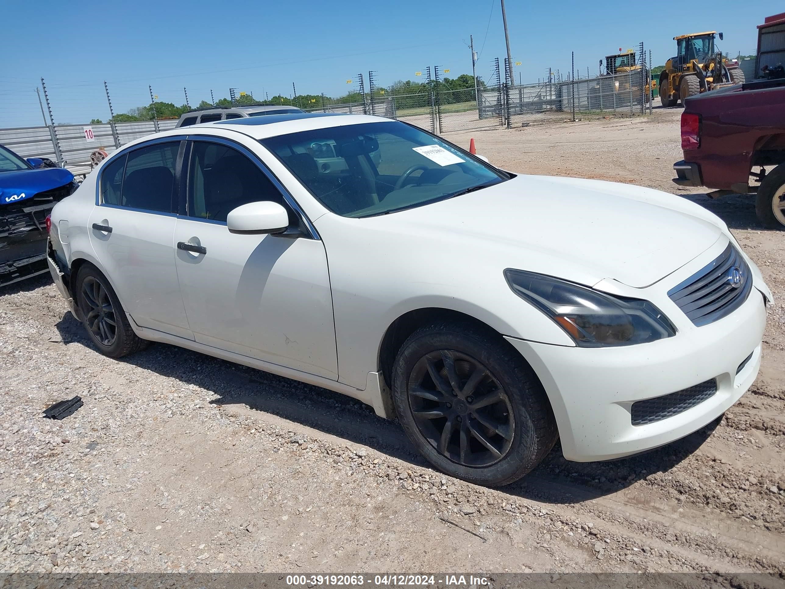 INFINITI NULL 2008 jnkbv61f78m269194