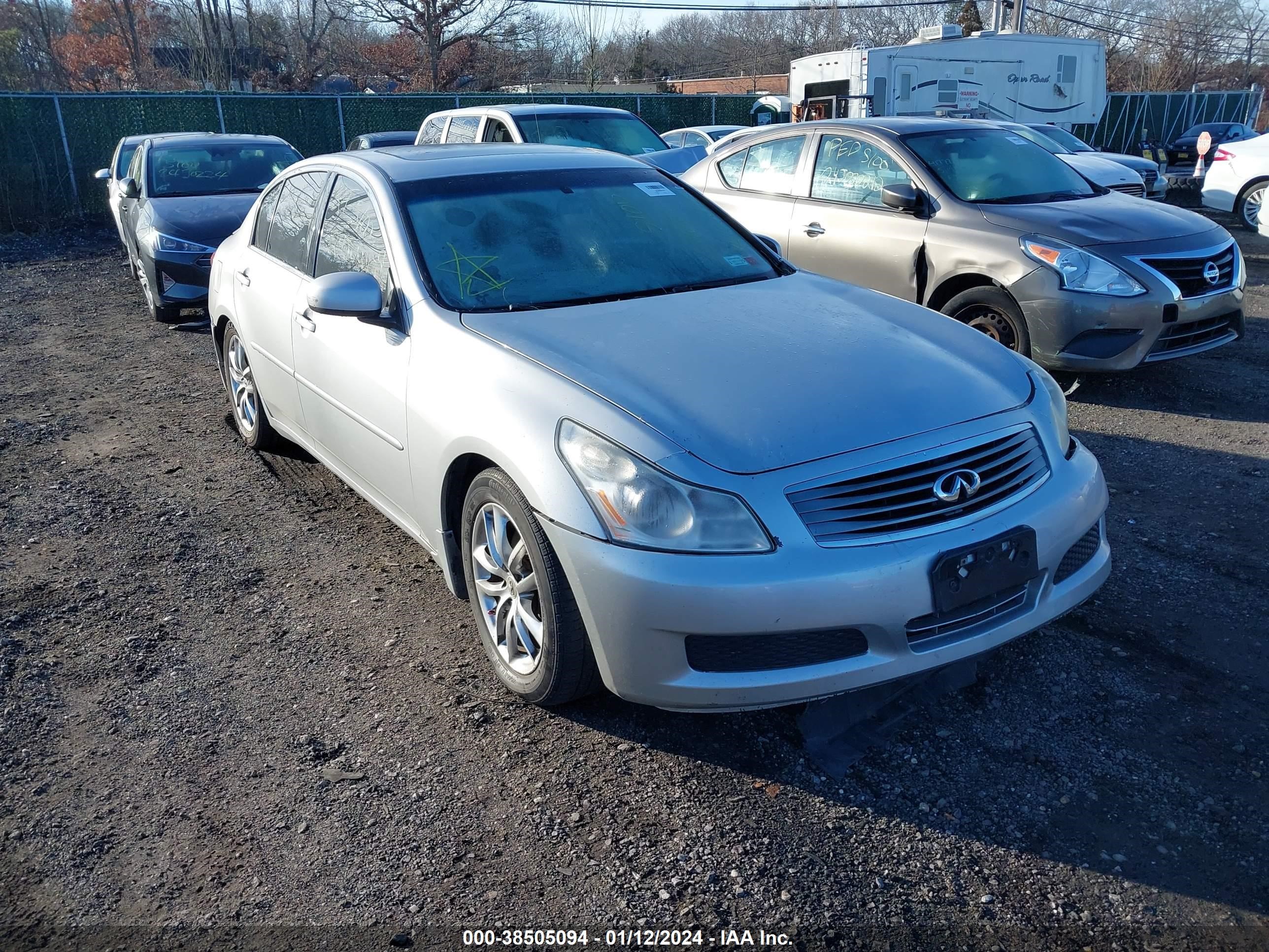 INFINITI G 2008 jnkbv61f78m278980