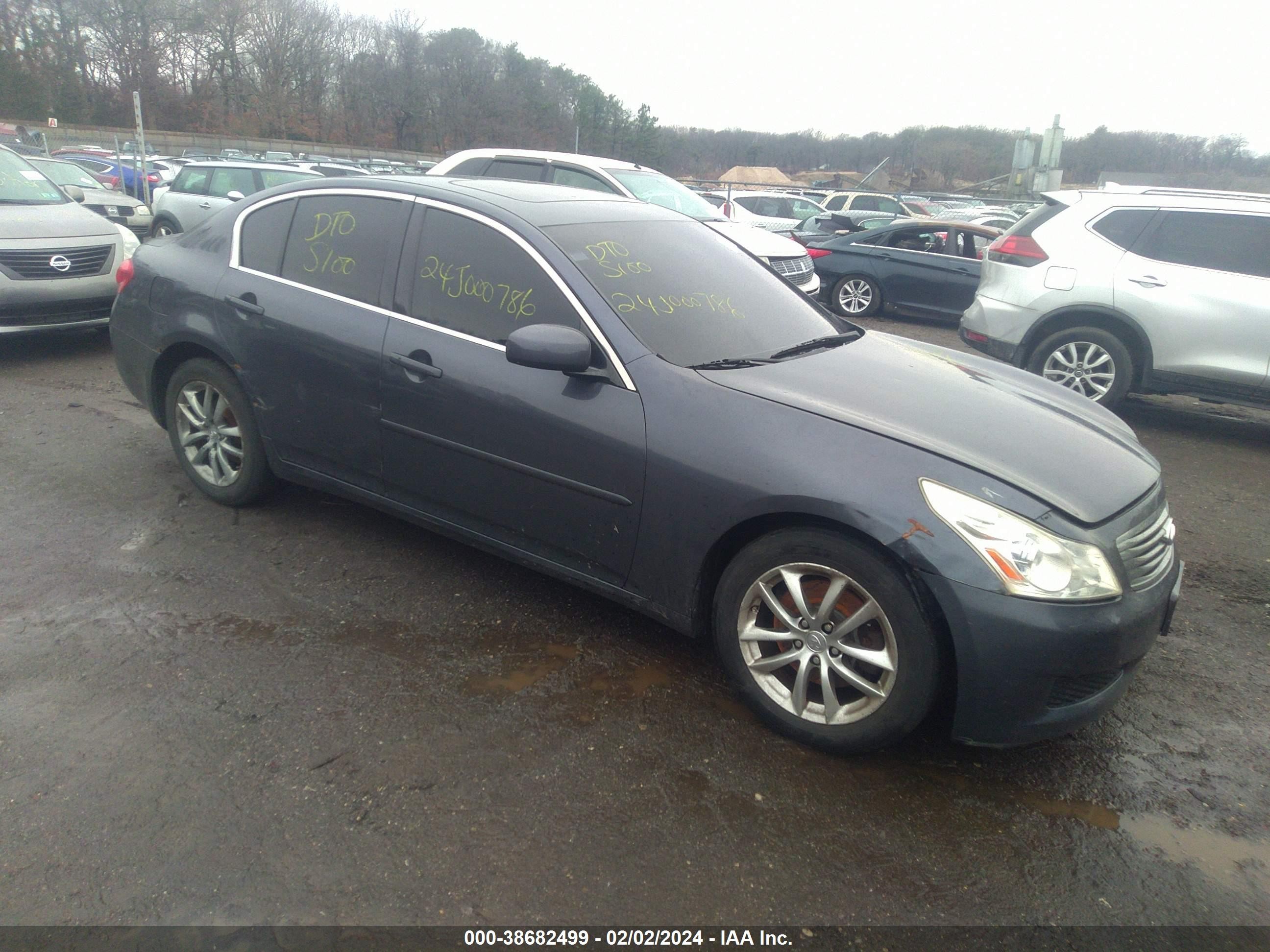 INFINITI G 2007 jnkbv61f87m802247