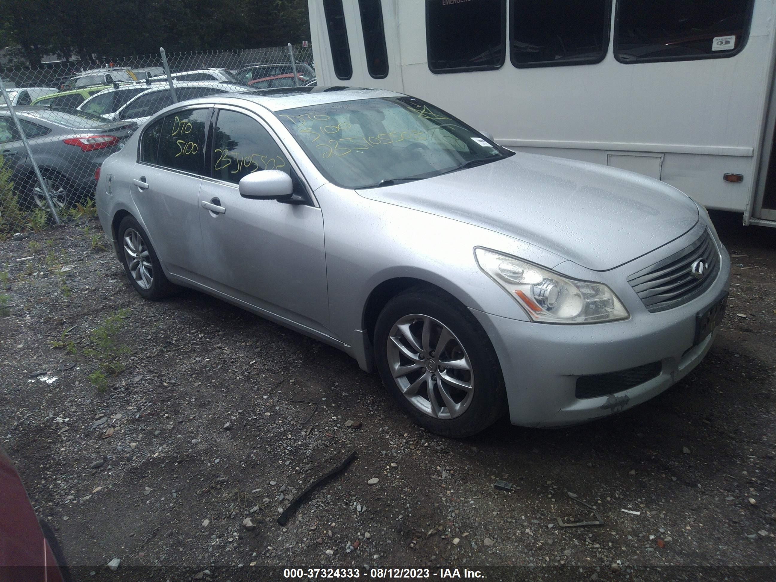 INFINITI G 2008 jnkbv61f88m255479