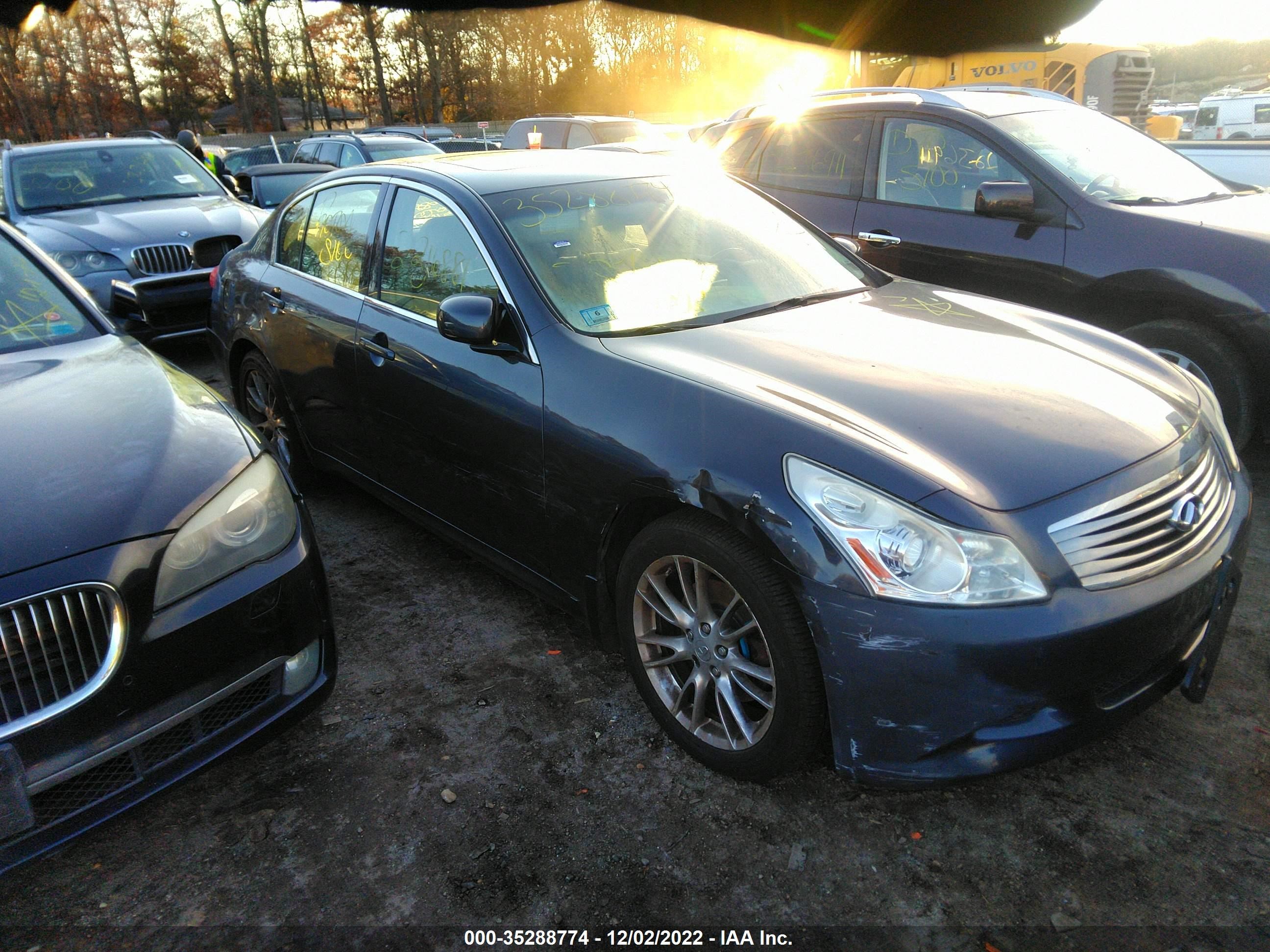 INFINITI G 2008 jnkbv61fx8m278049