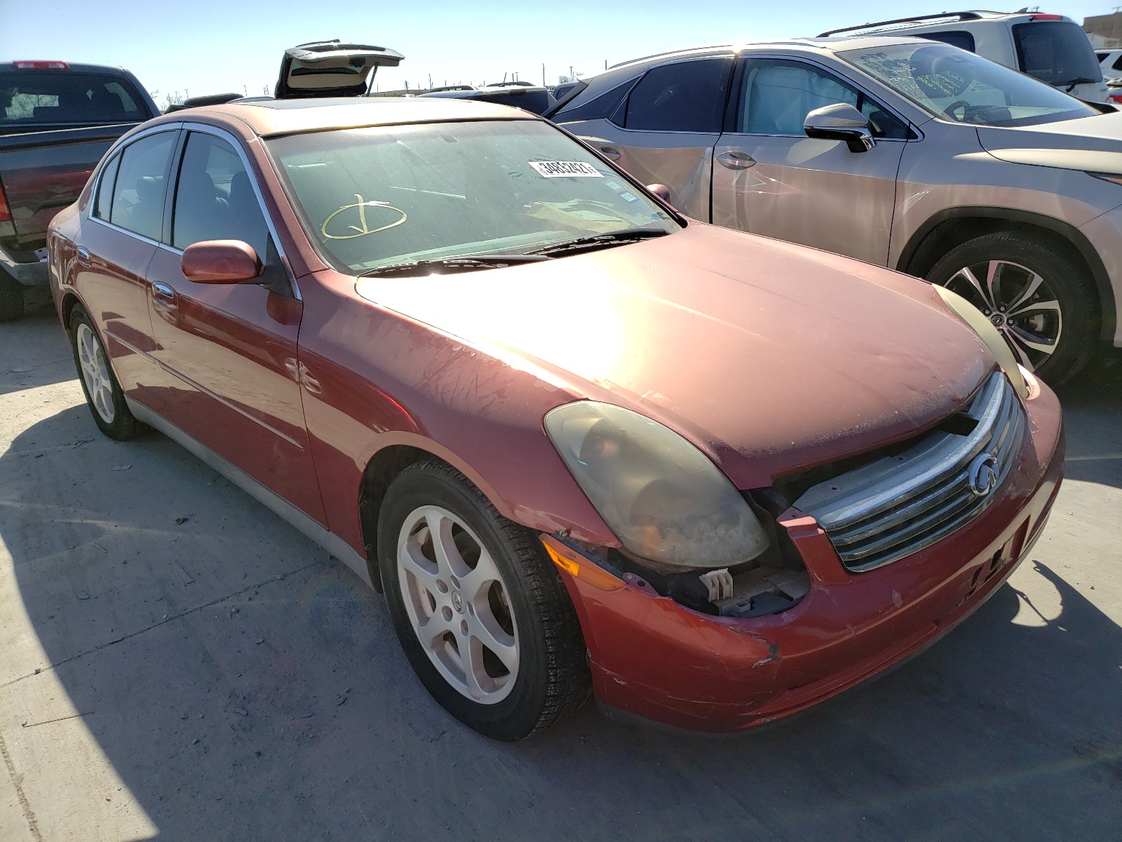 INFINITI G35 2003 jnkcv51e03m005751