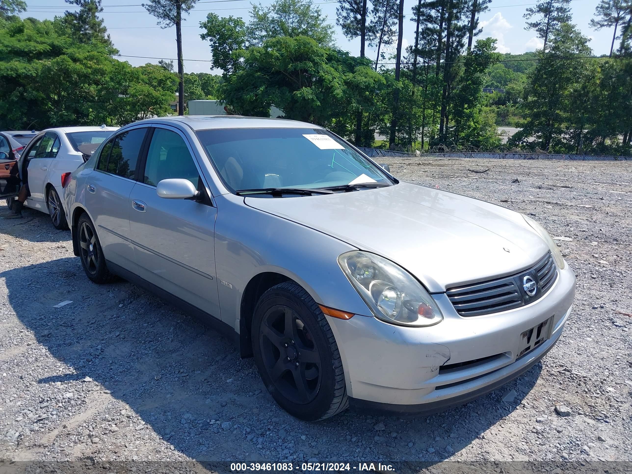 INFINITI G 2003 jnkcv51e03m301272