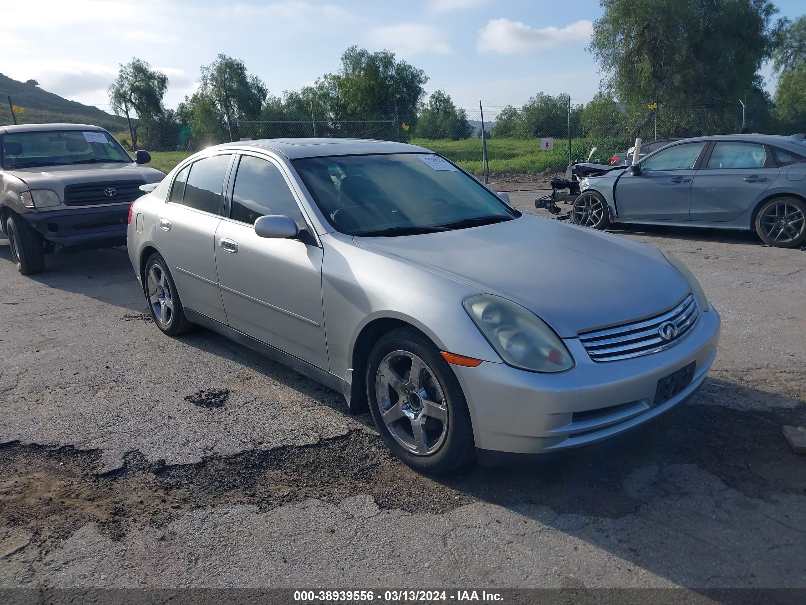 INFINITI G 2004 jnkcv51e04m600780