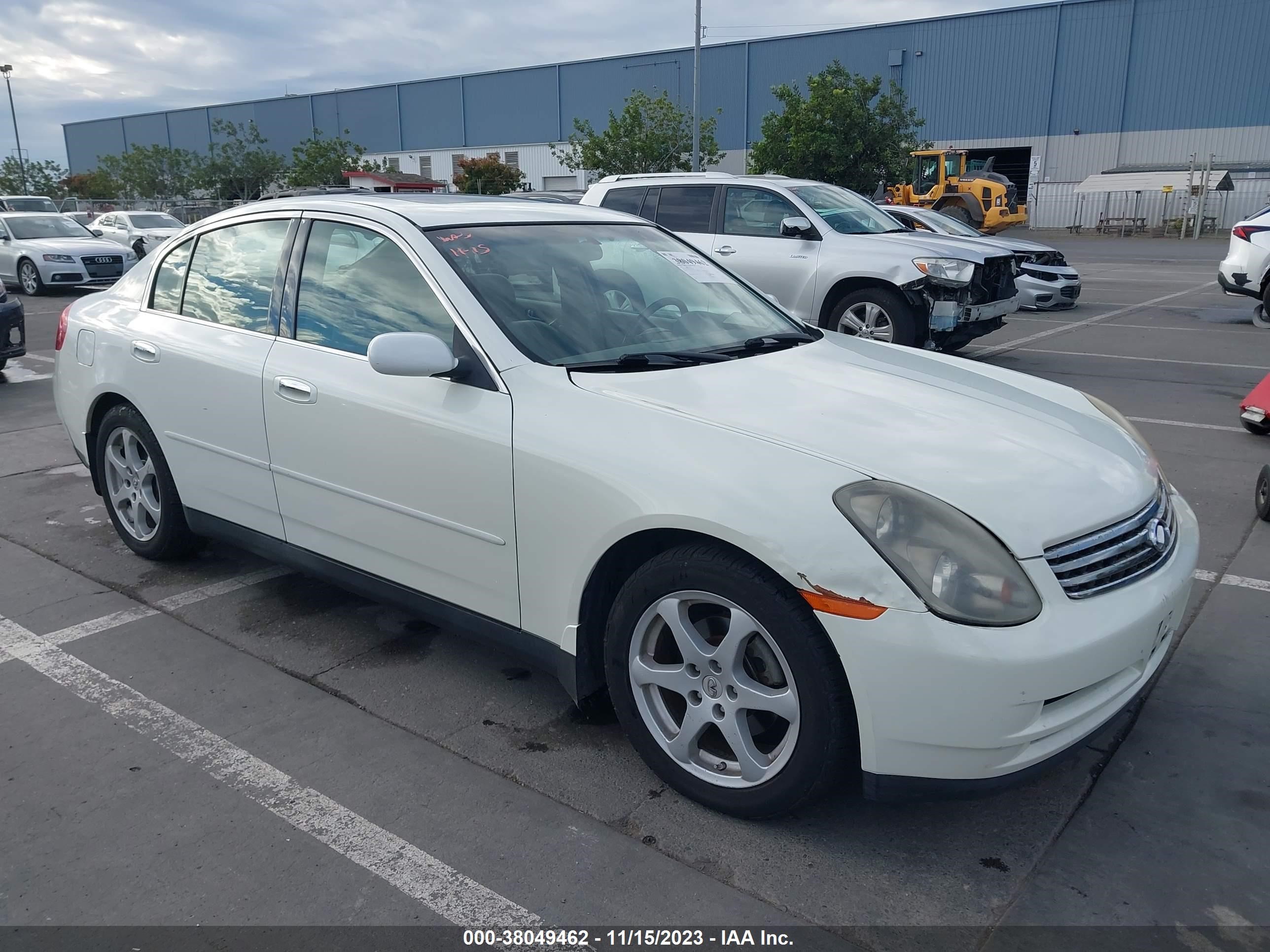 INFINITI G 2004 jnkcv51e04m602125