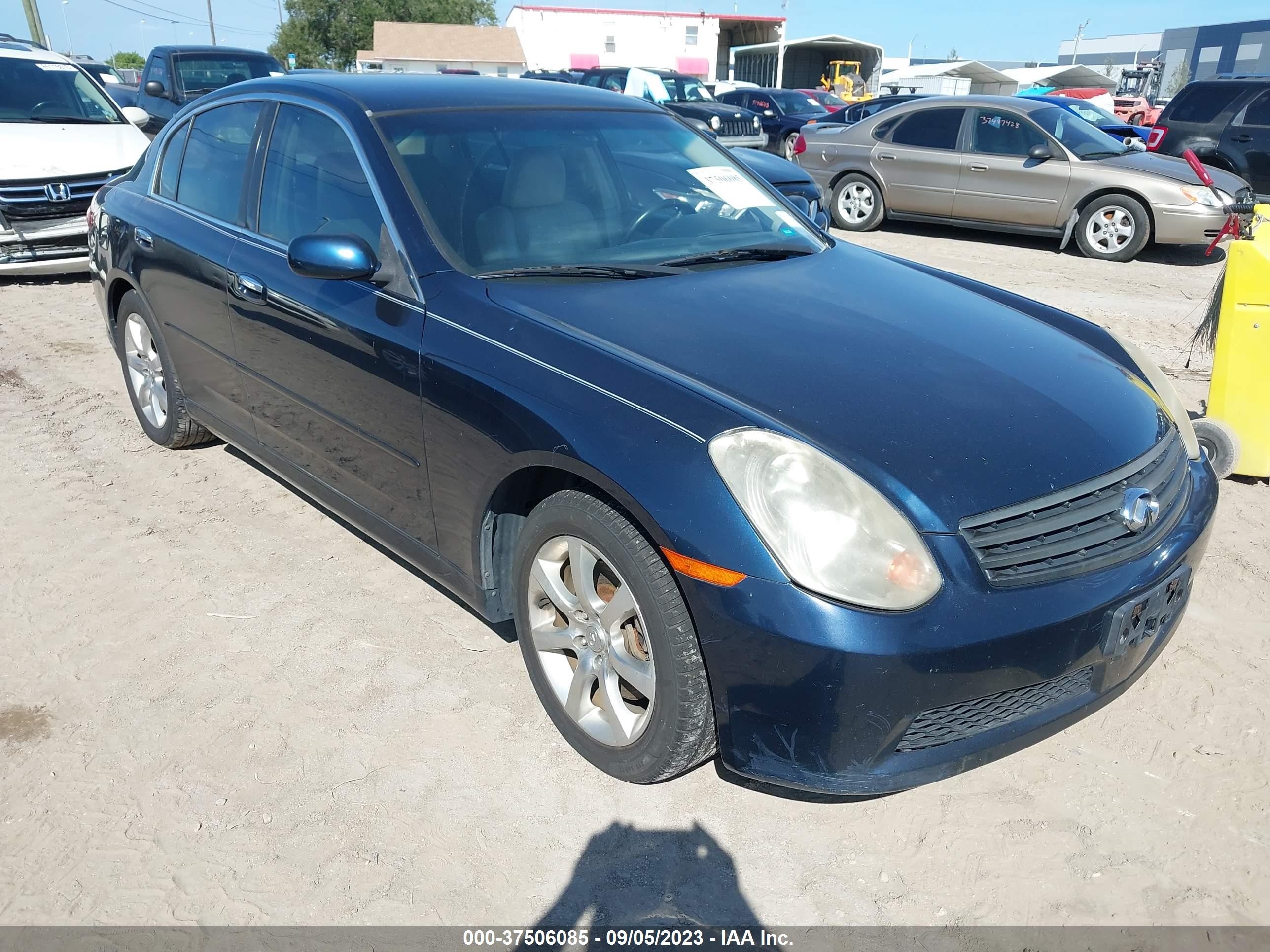 INFINITI G 2006 jnkcv51e06m510385