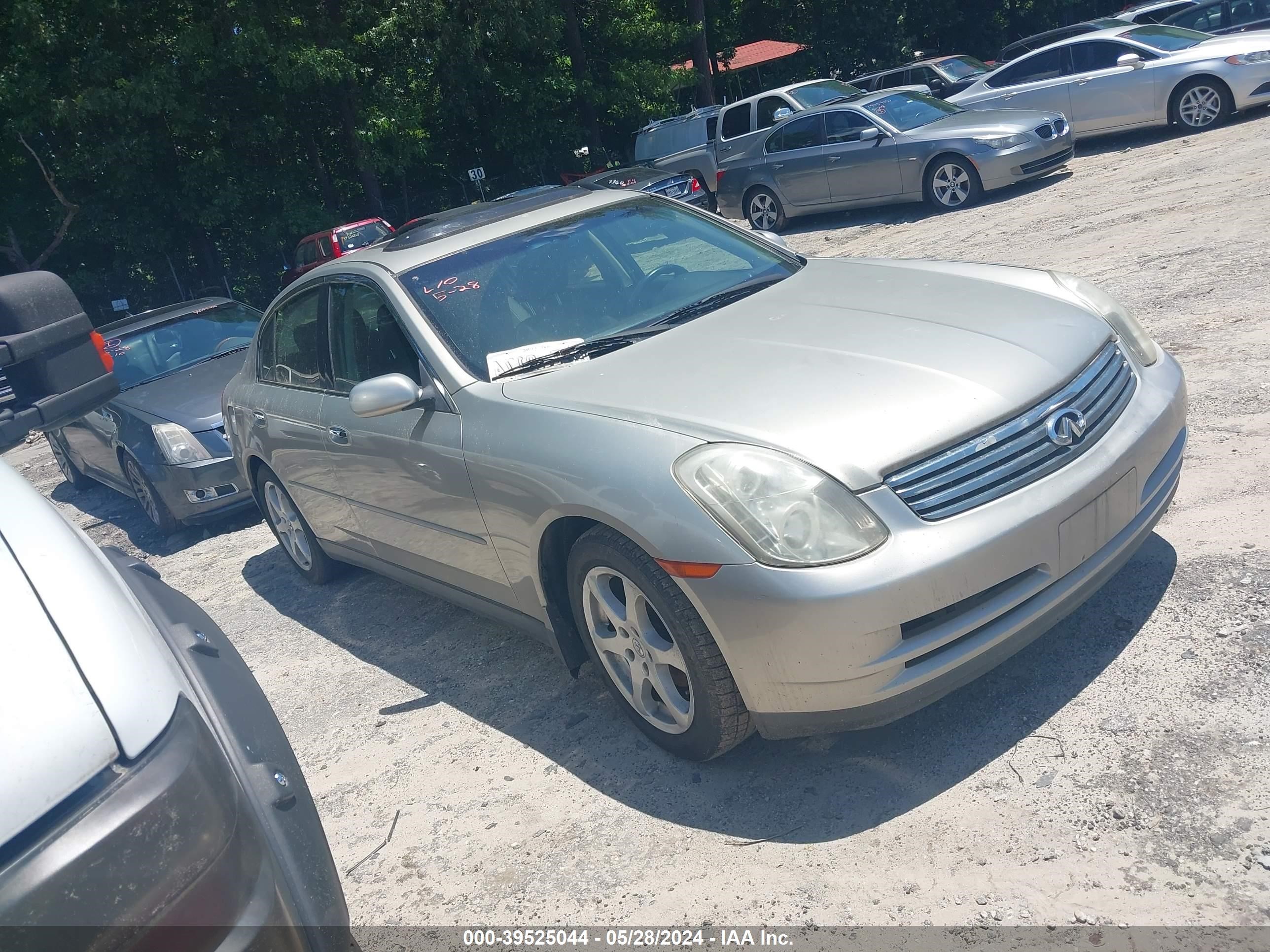 INFINITI G 2004 jnkcv51e14m100577