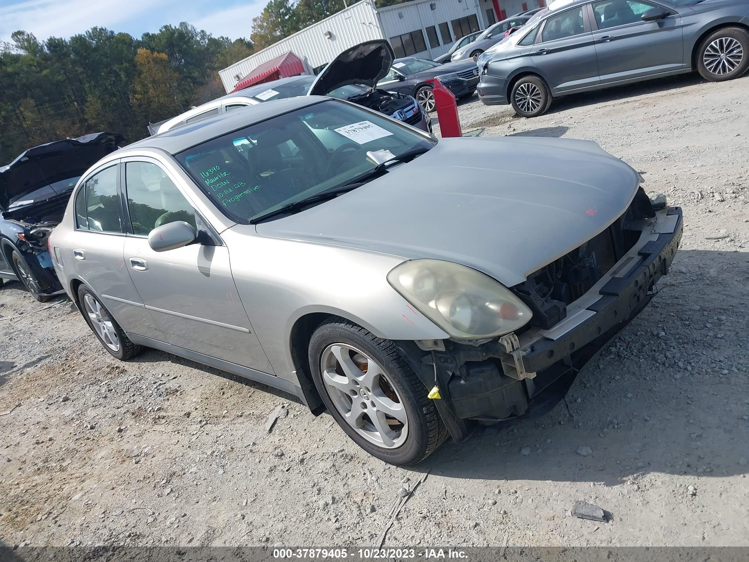 INFINITI G 2004 jnkcv51e14m609603