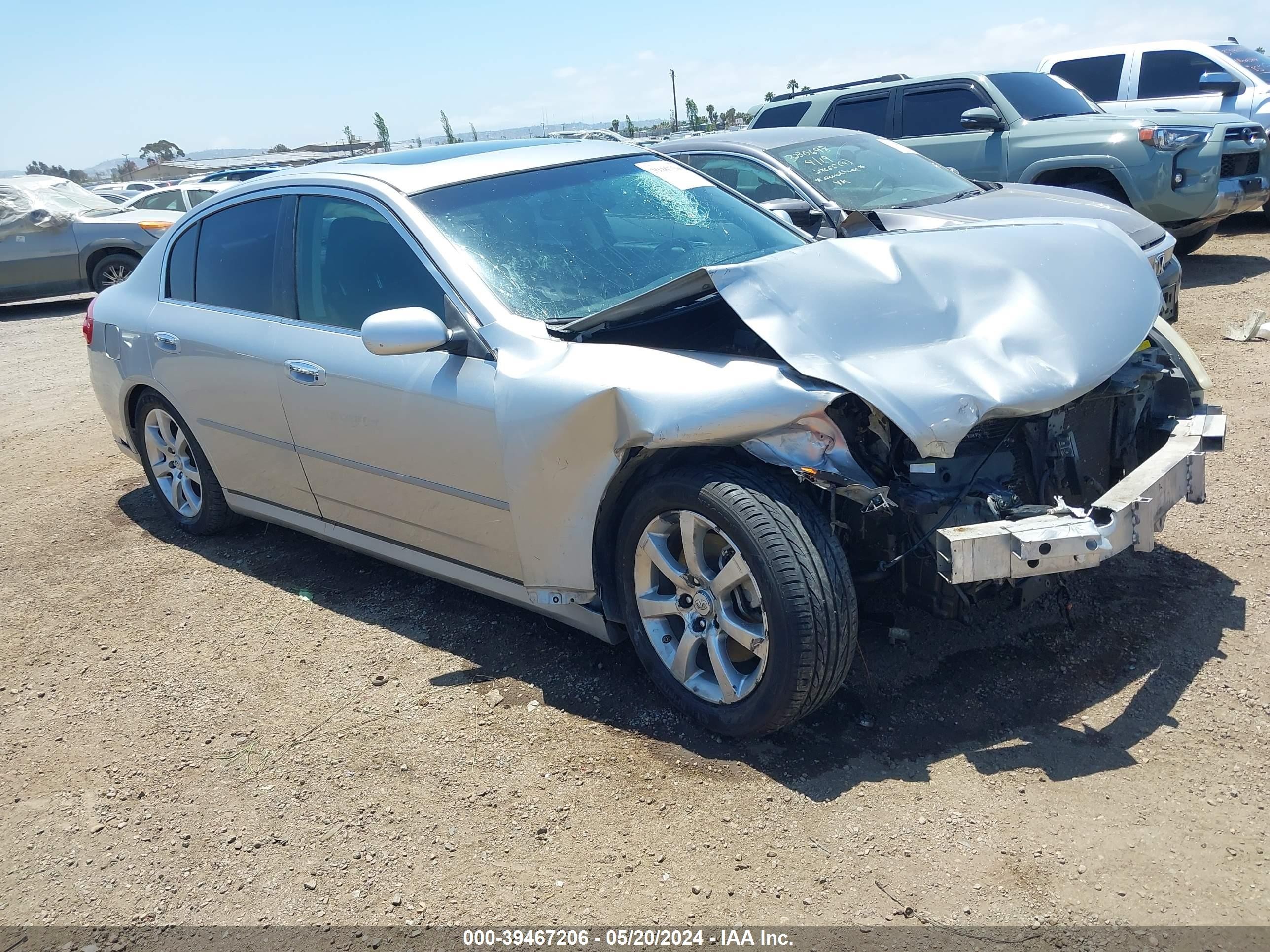 INFINITI G 2005 jnkcv51e15m204424