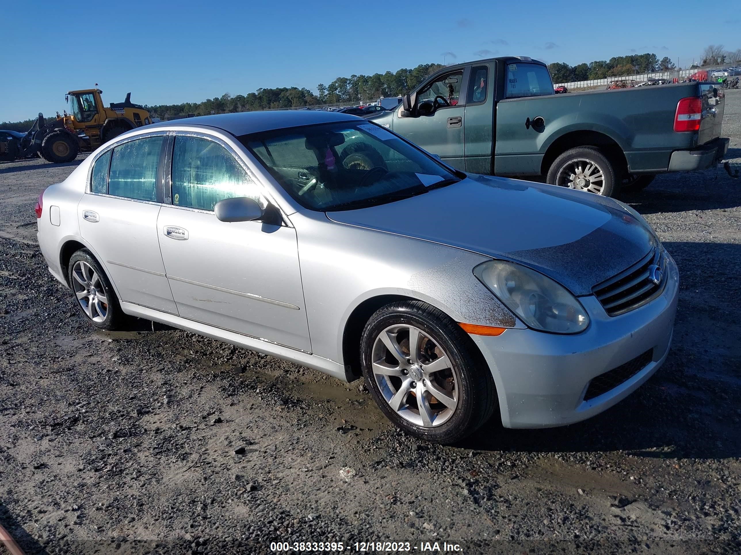 INFINITI G 2006 jnkcv51e16m519113