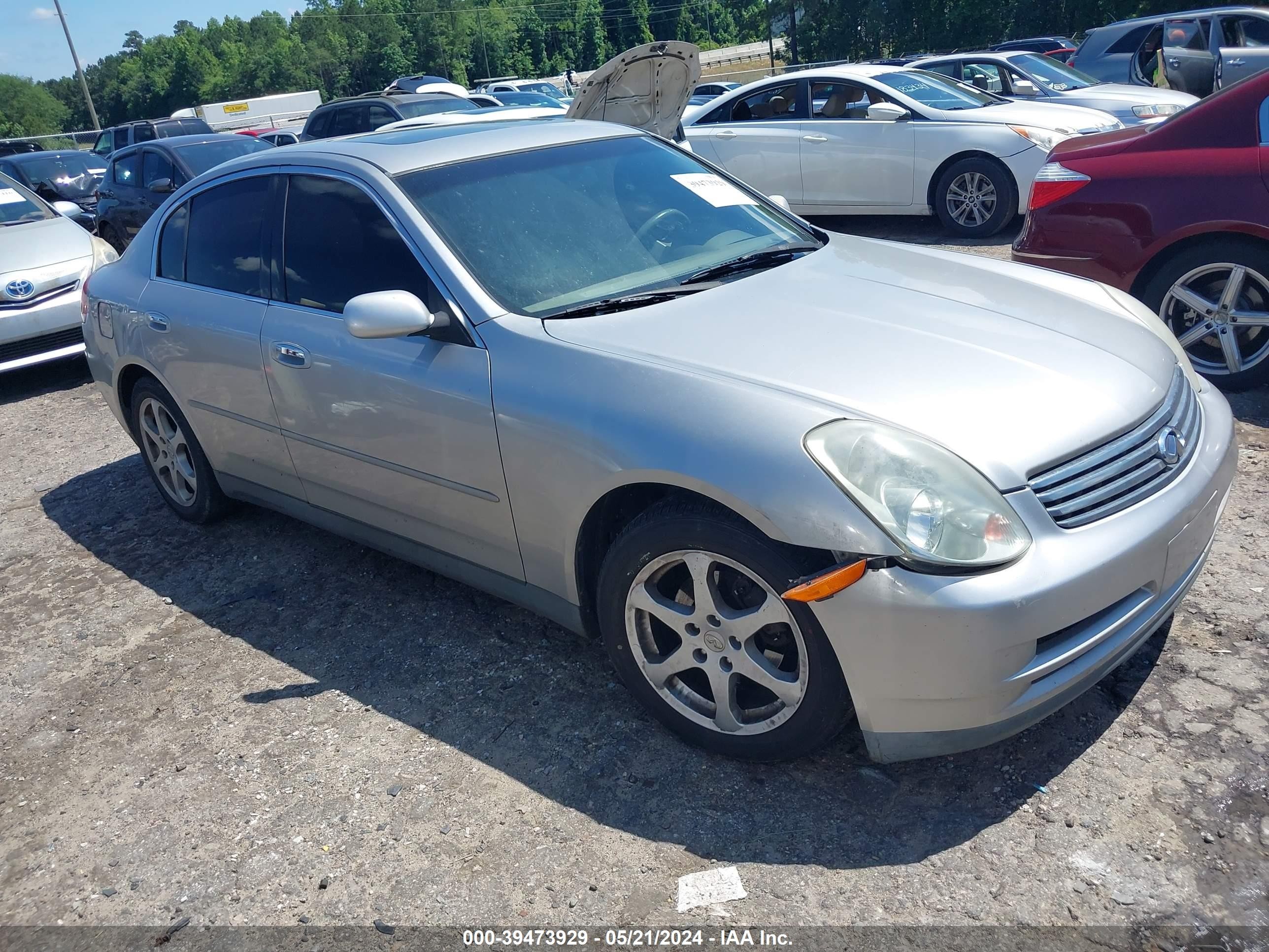 INFINITI G 2003 jnkcv51e23m003130