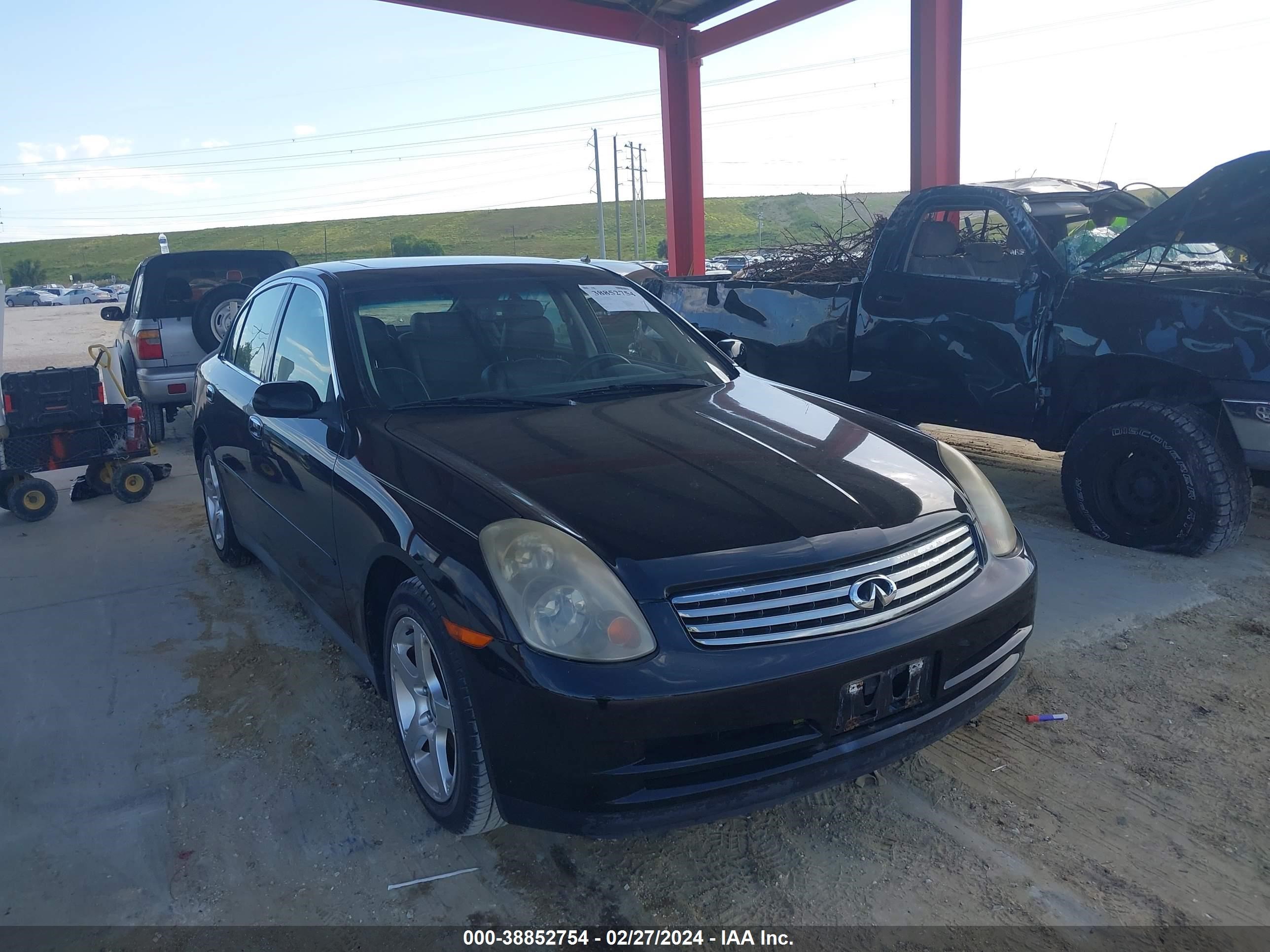 INFINITI G 2003 jnkcv51e23m014838