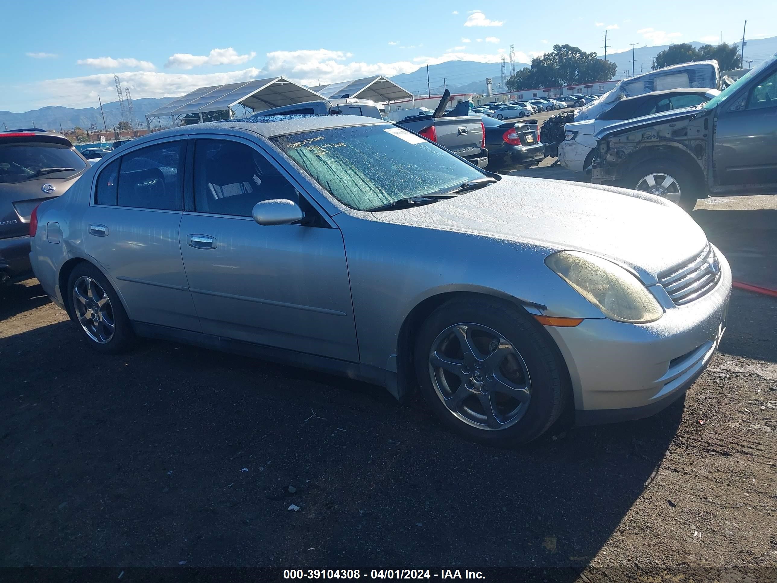 INFINITI G 2004 jnkcv51e24m109126