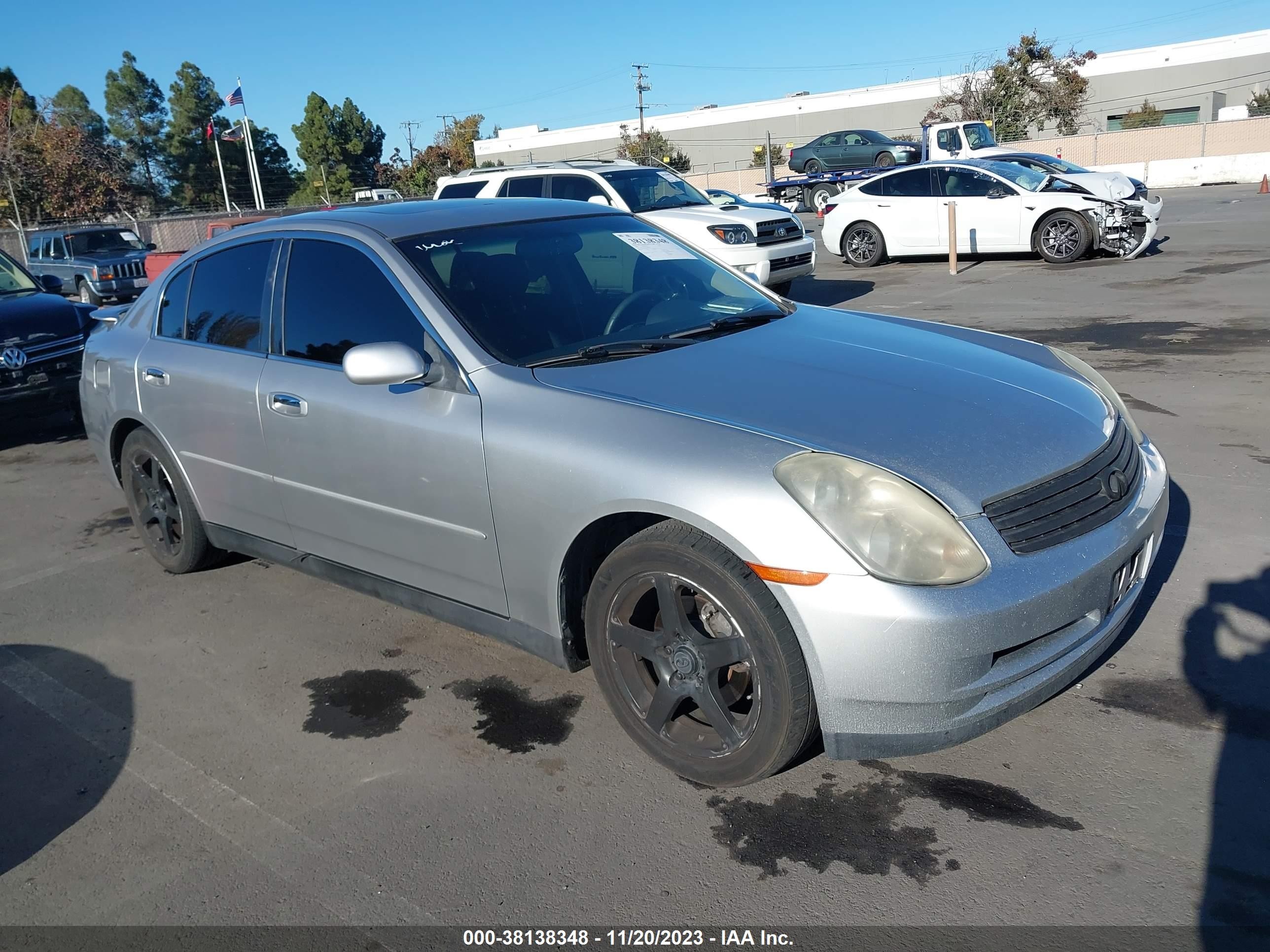 INFINITI G 2004 jnkcv51e24m601011