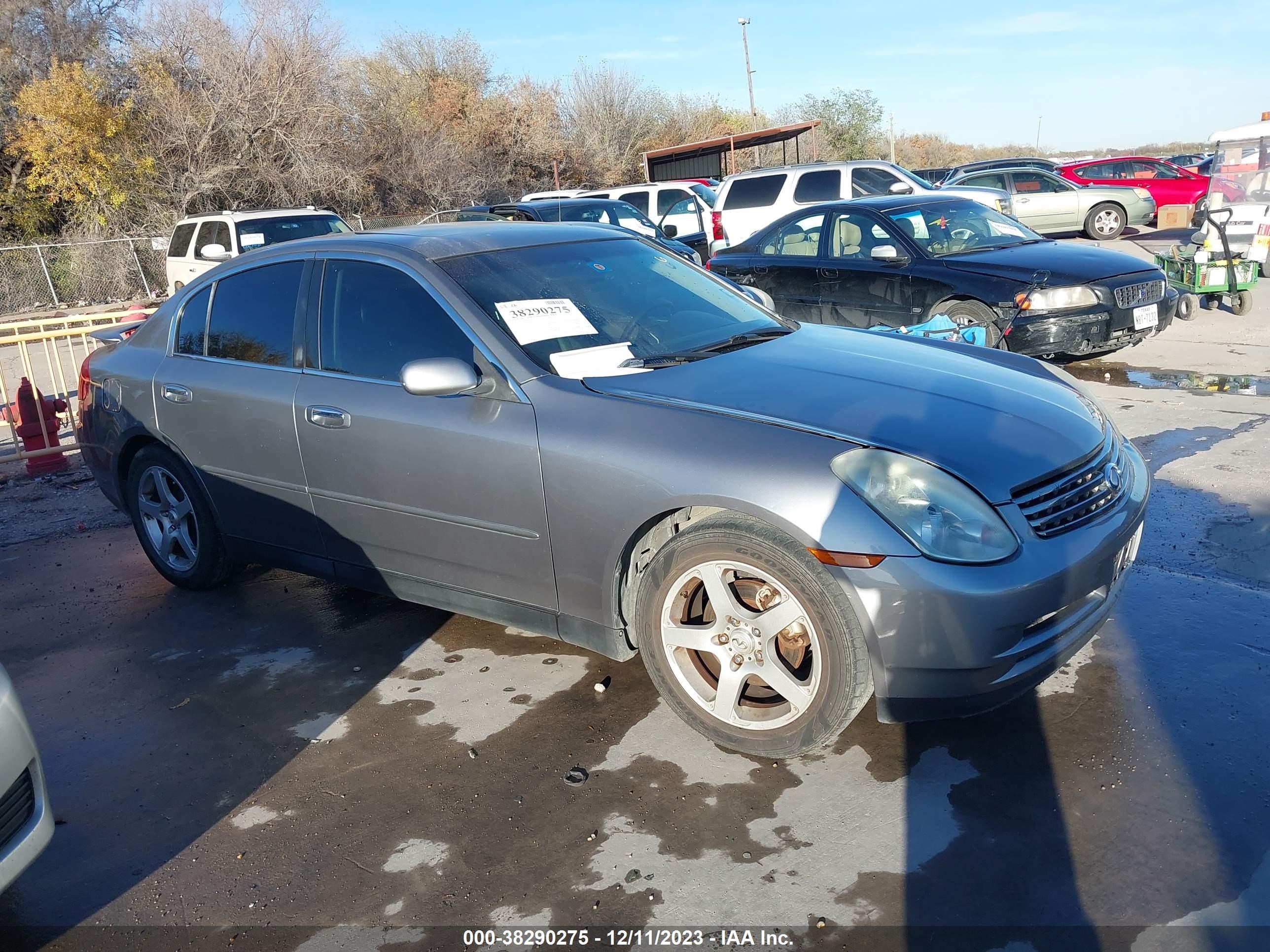 INFINITI G 2004 jnkcv51e24m606919