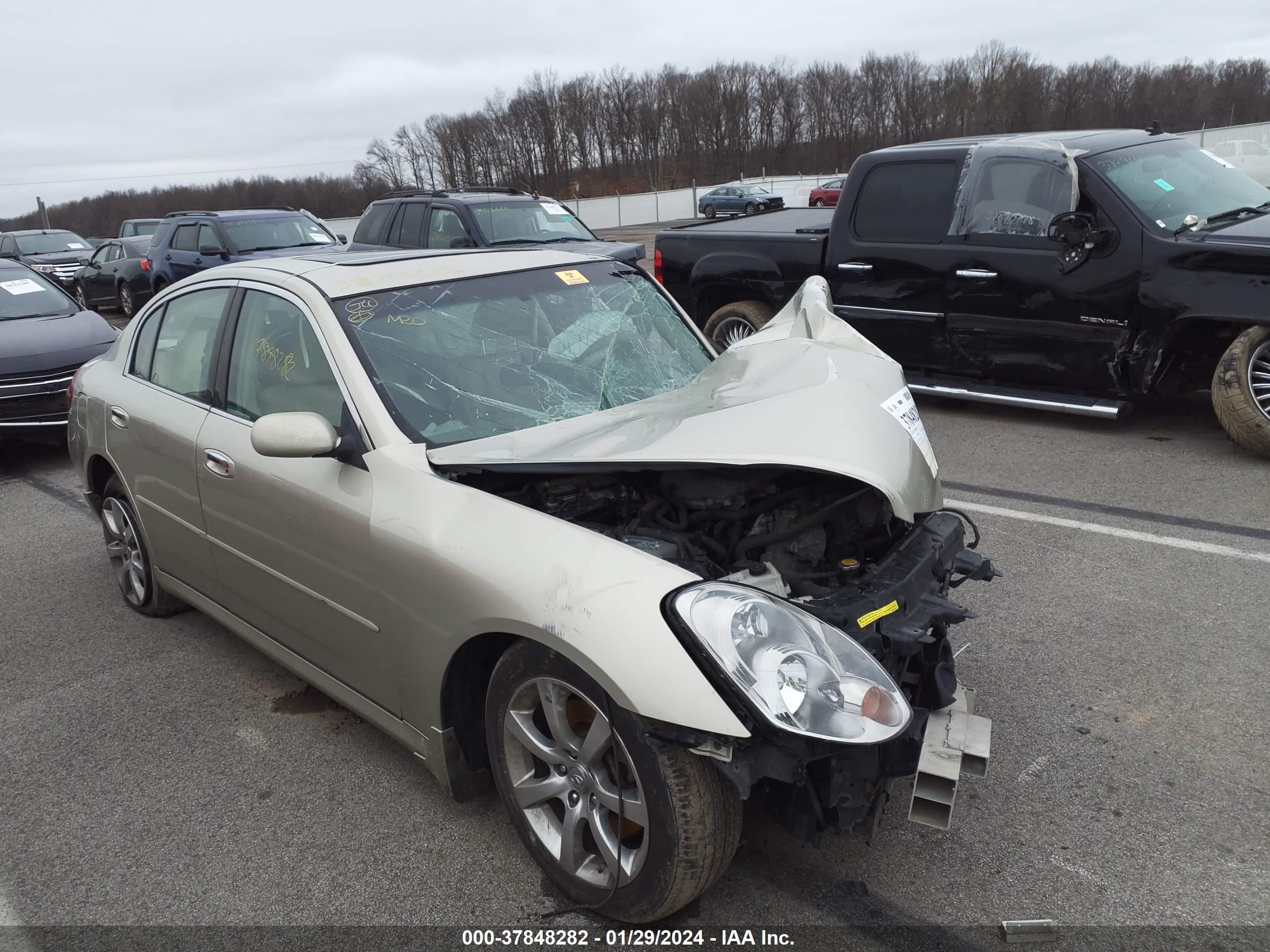 INFINITI G 2006 jnkcv51e26m507553