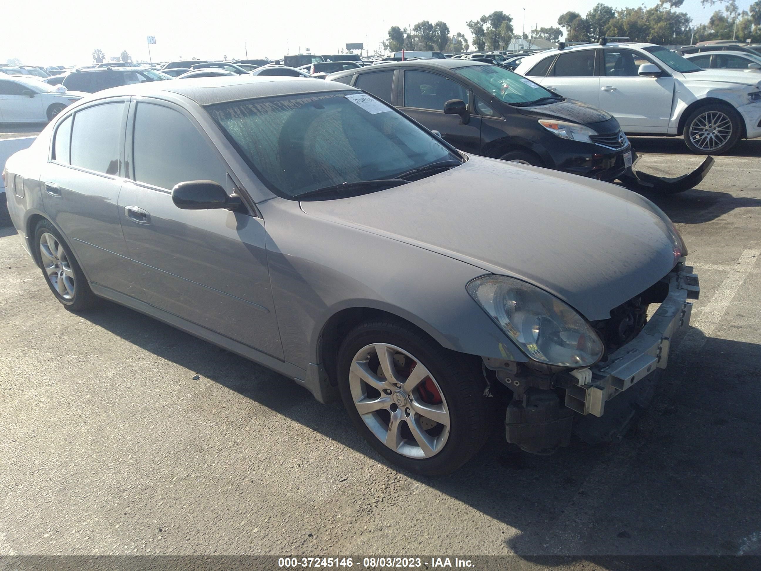 INFINITI G 2006 jnkcv51e26m518388