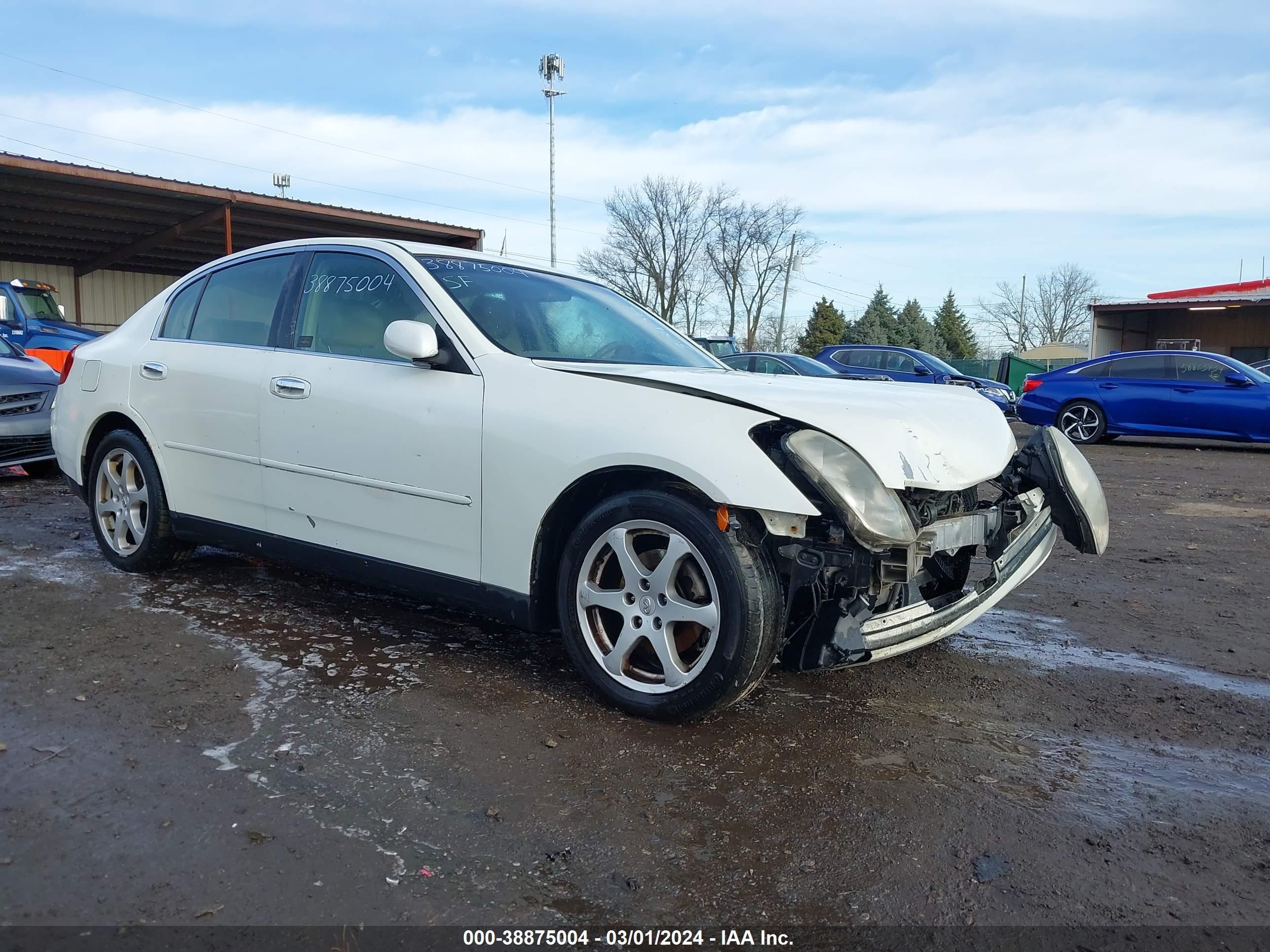 INFINITI G 2003 jnkcv51e33m304036