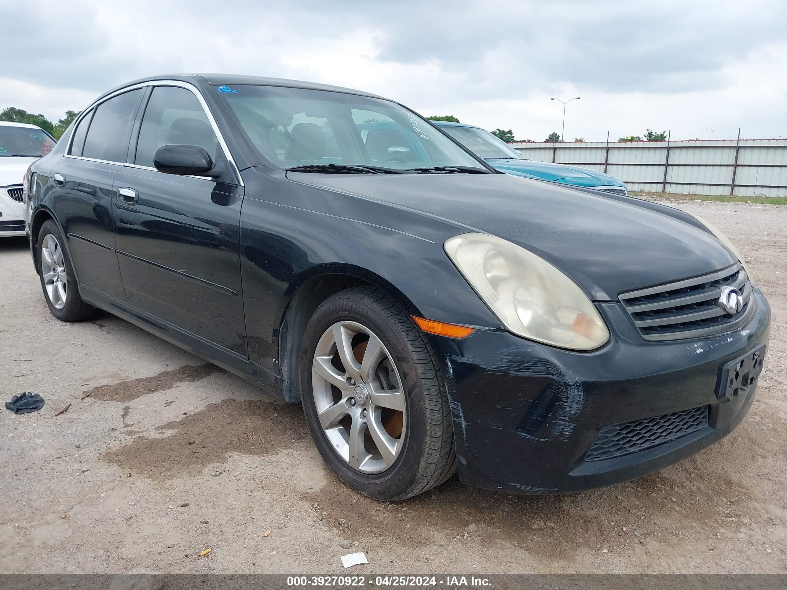 INFINITI G 2005 jnkcv51e45m222416