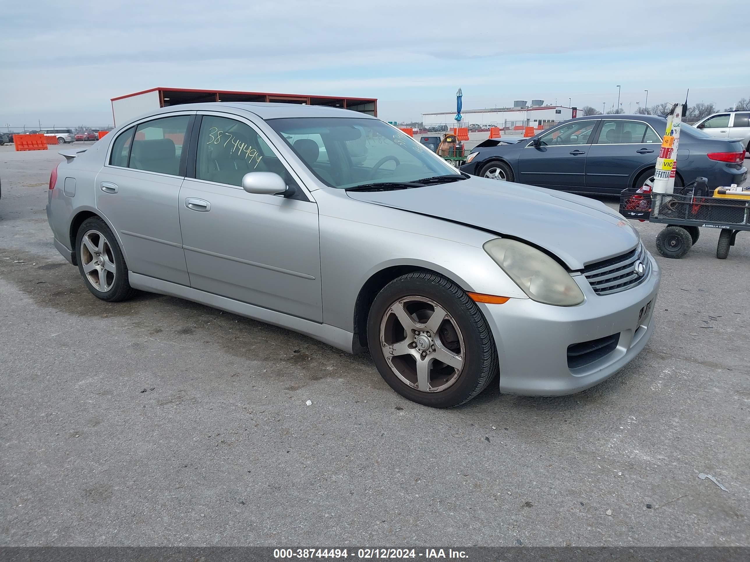 INFINITI G 2003 jnkcv51e53m308850