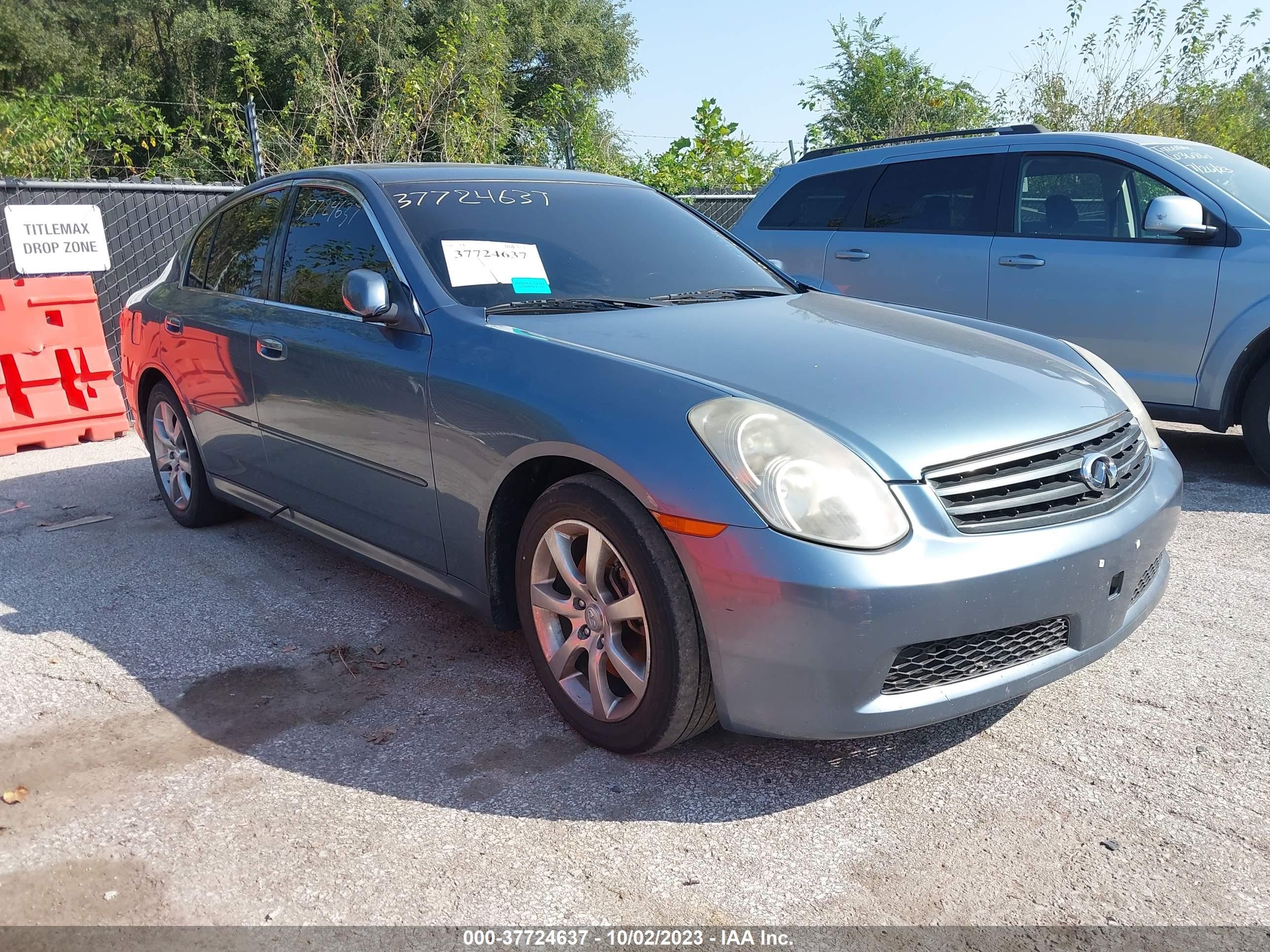 INFINITI G 2005 jnkcv51e55m213465