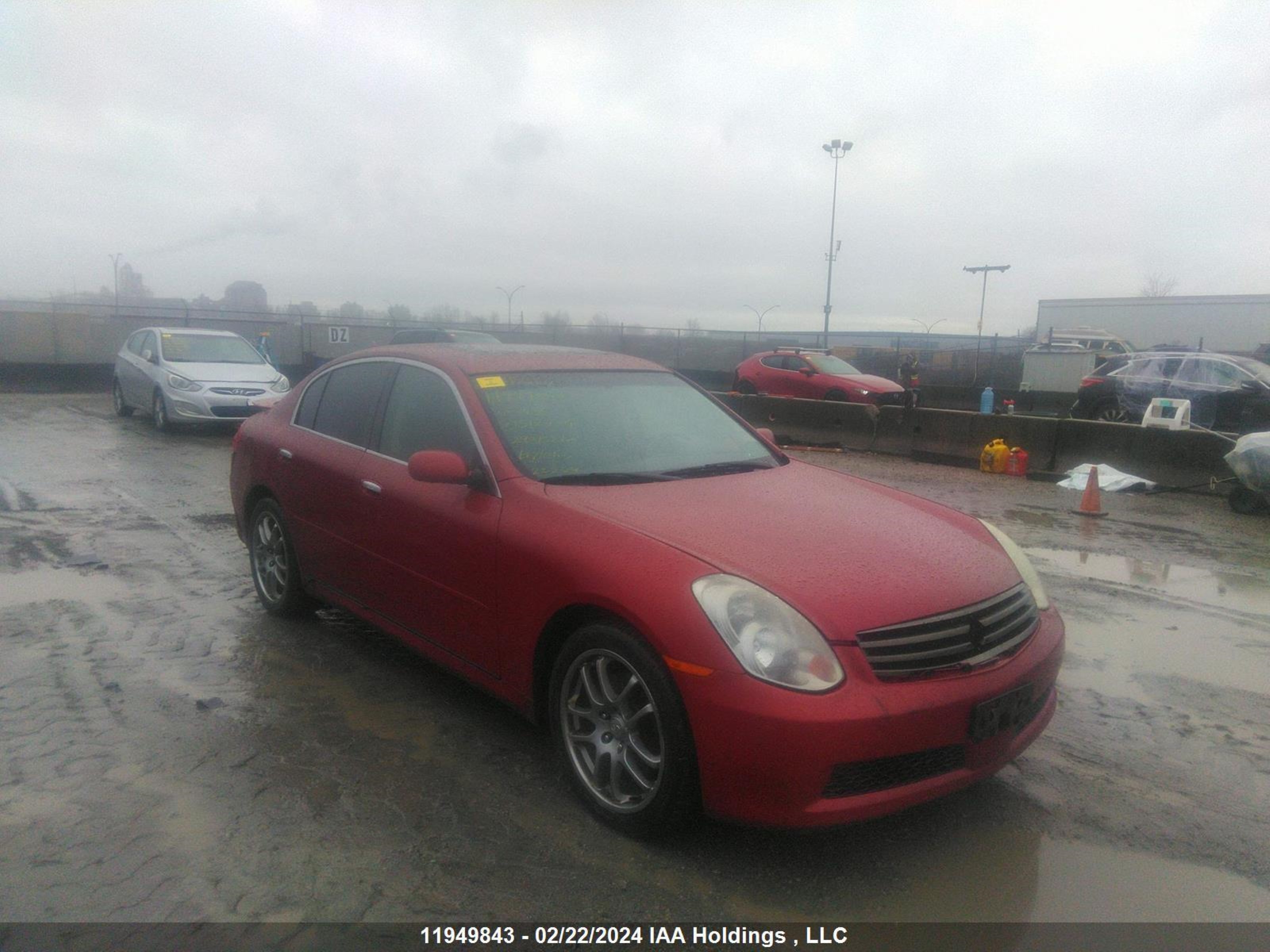 INFINITI G 2006 jnkcv51e56m512729