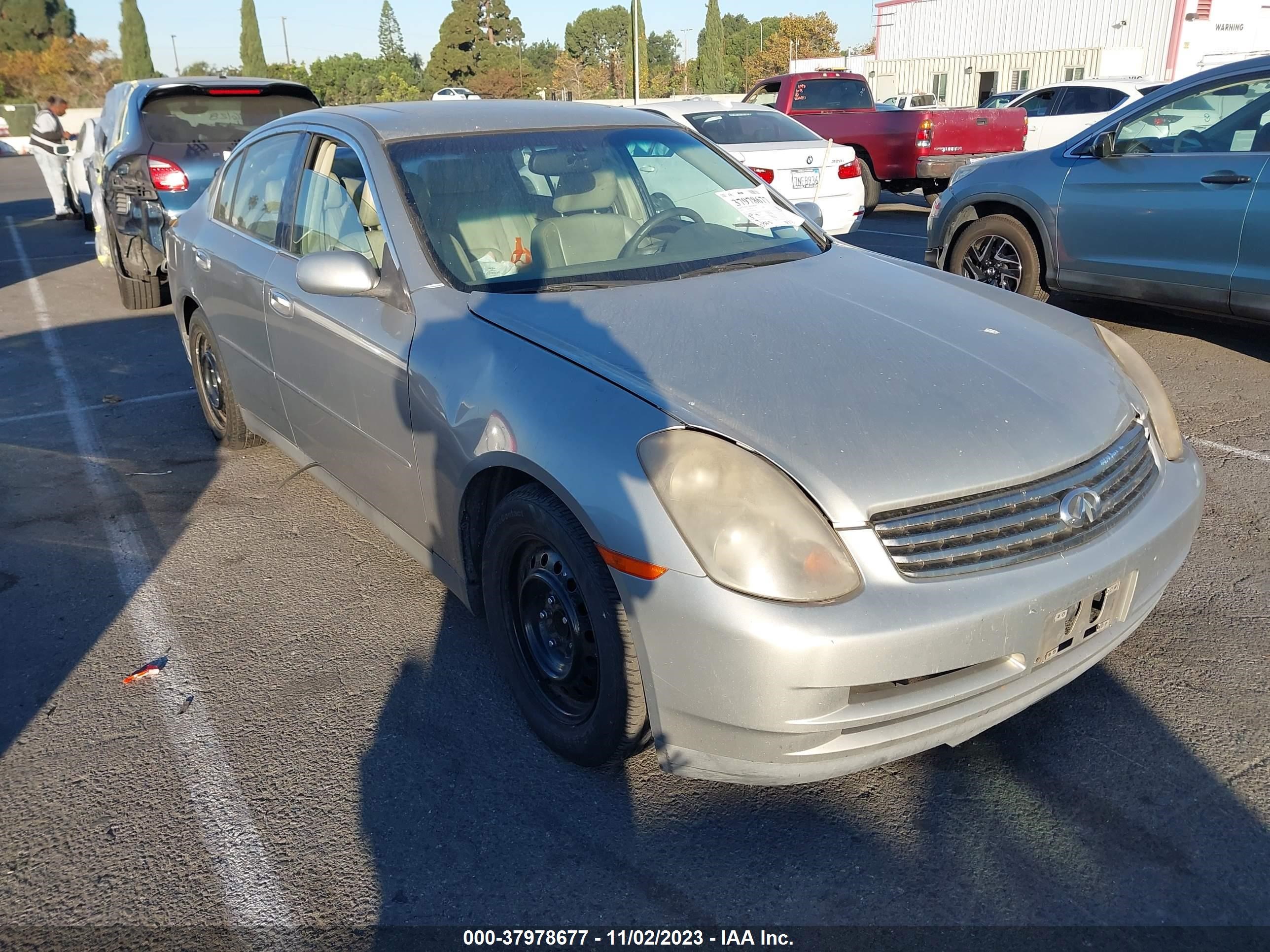 INFINITI G 2003 jnkcv51e63m026460