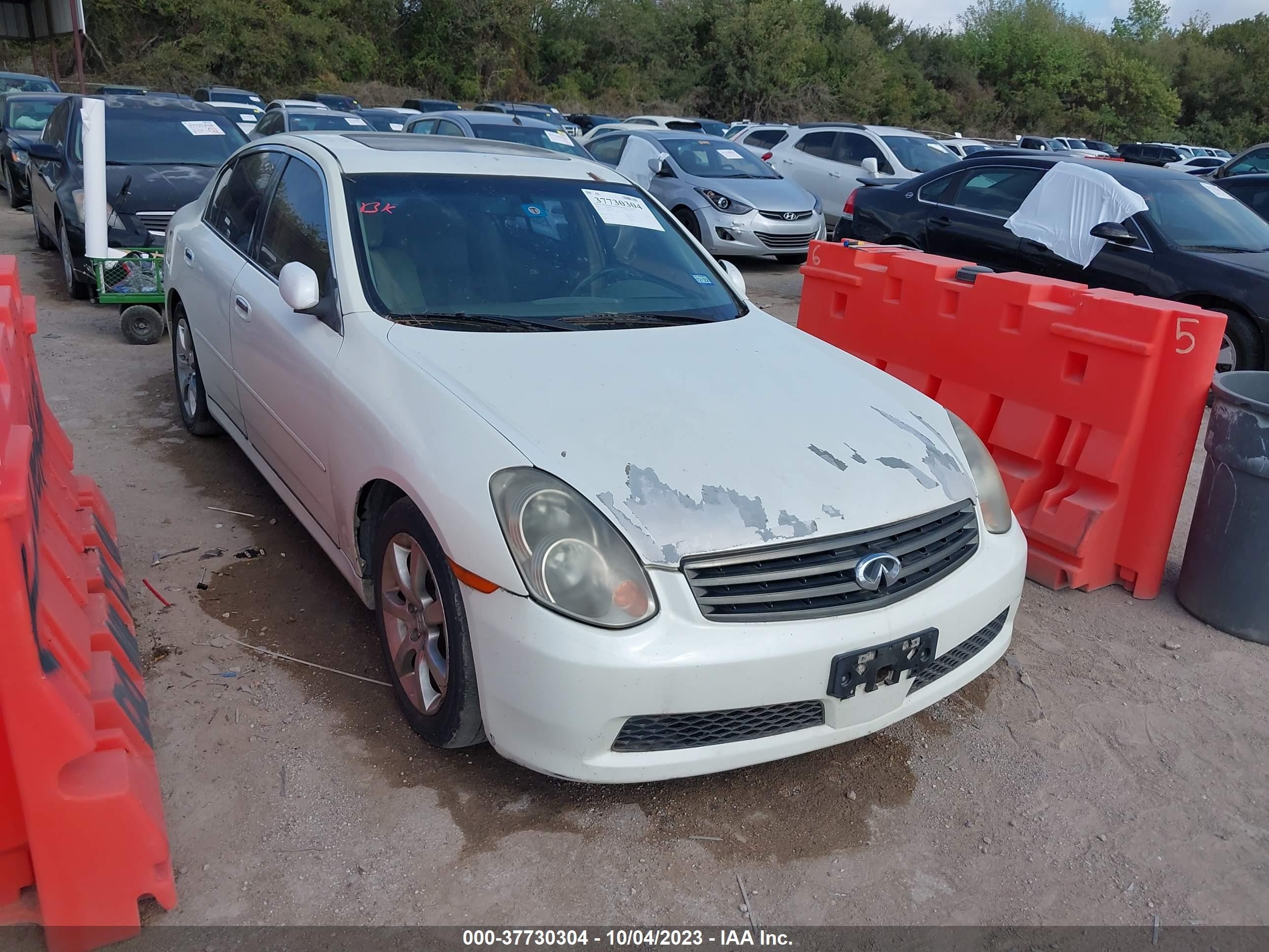 INFINITI G 2005 jnkcv51e65m200756