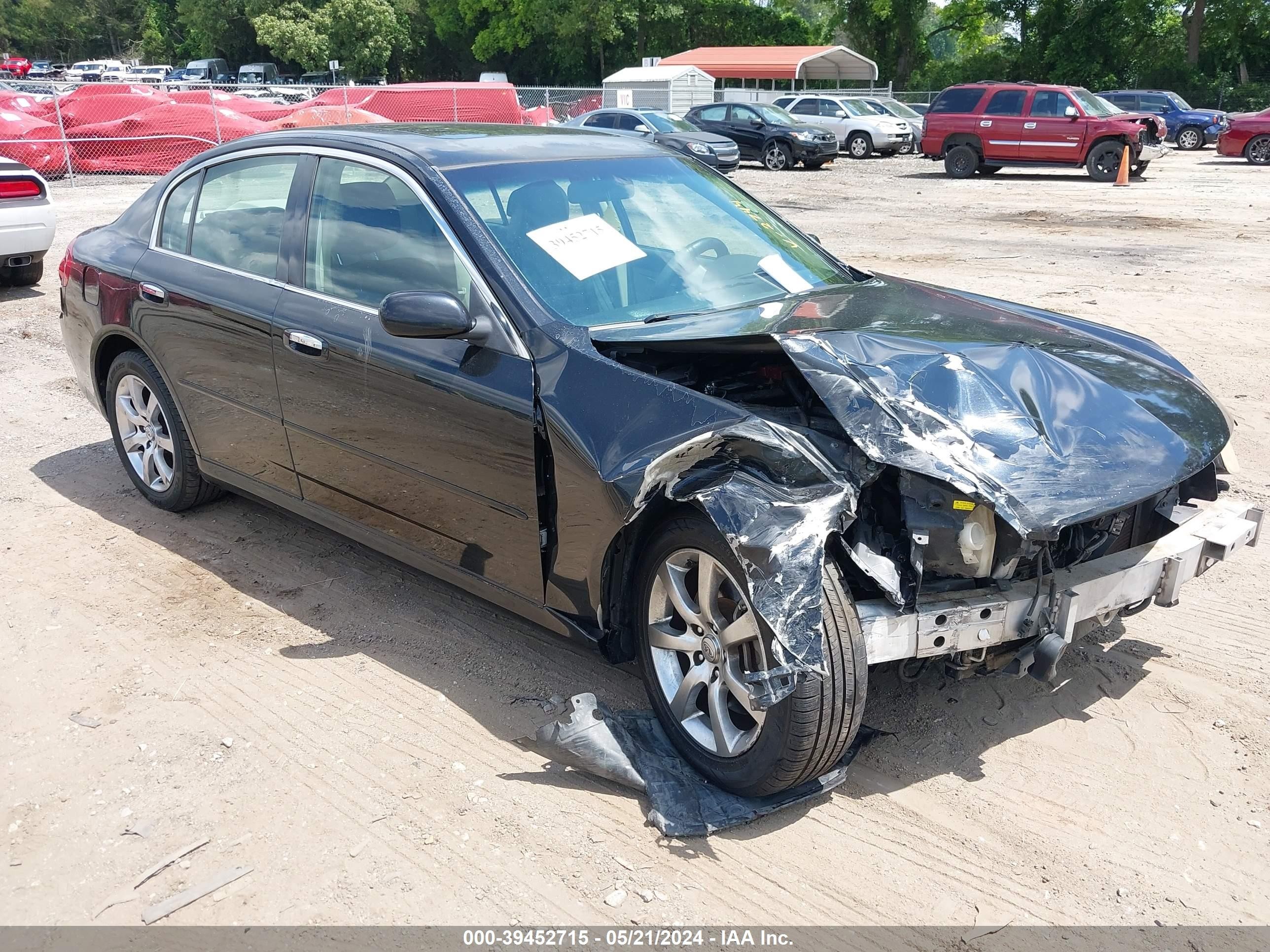 INFINITI G 2006 jnkcv51e66m502744