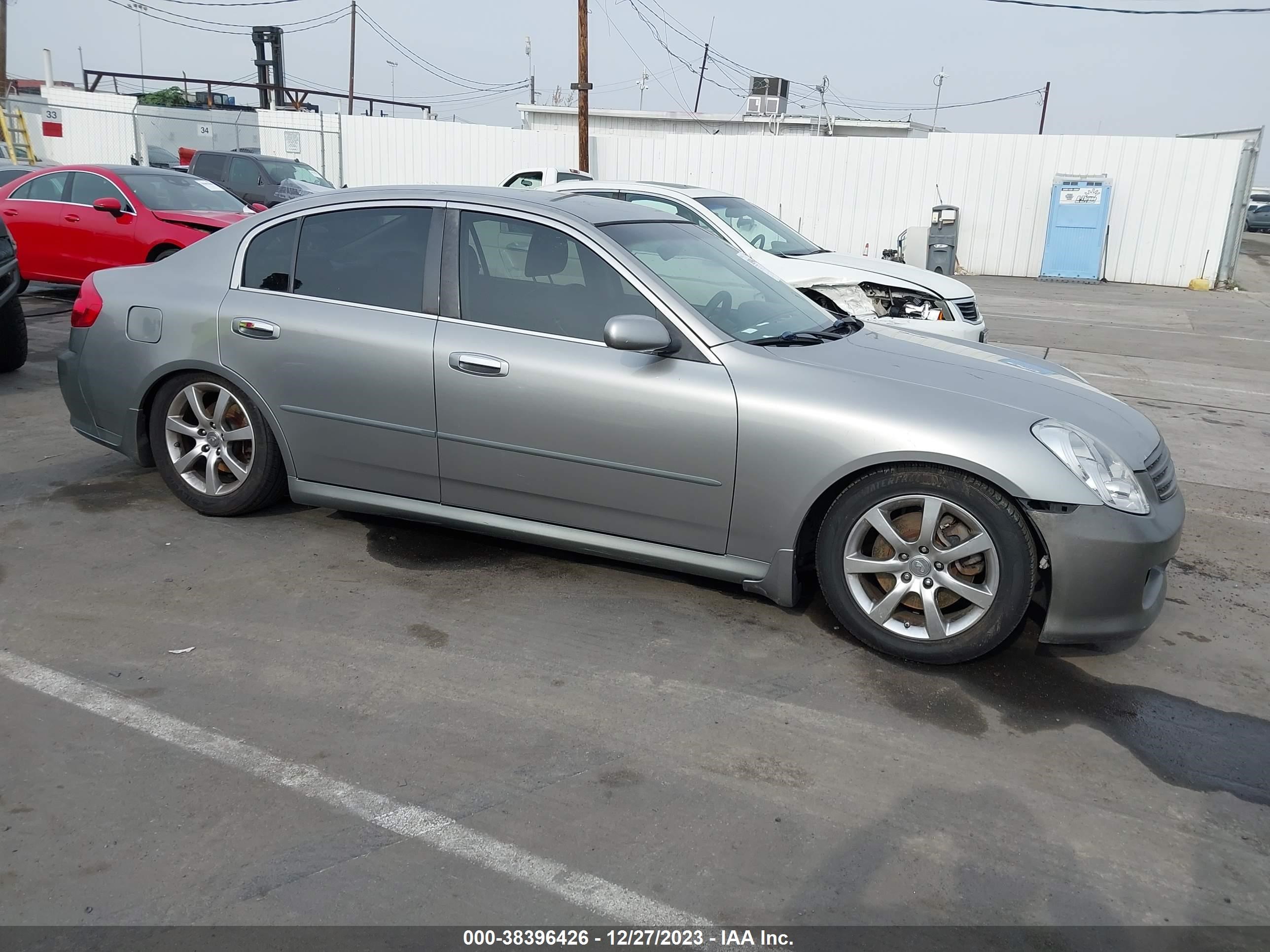 INFINITI G 2006 jnkcv51e66m516482