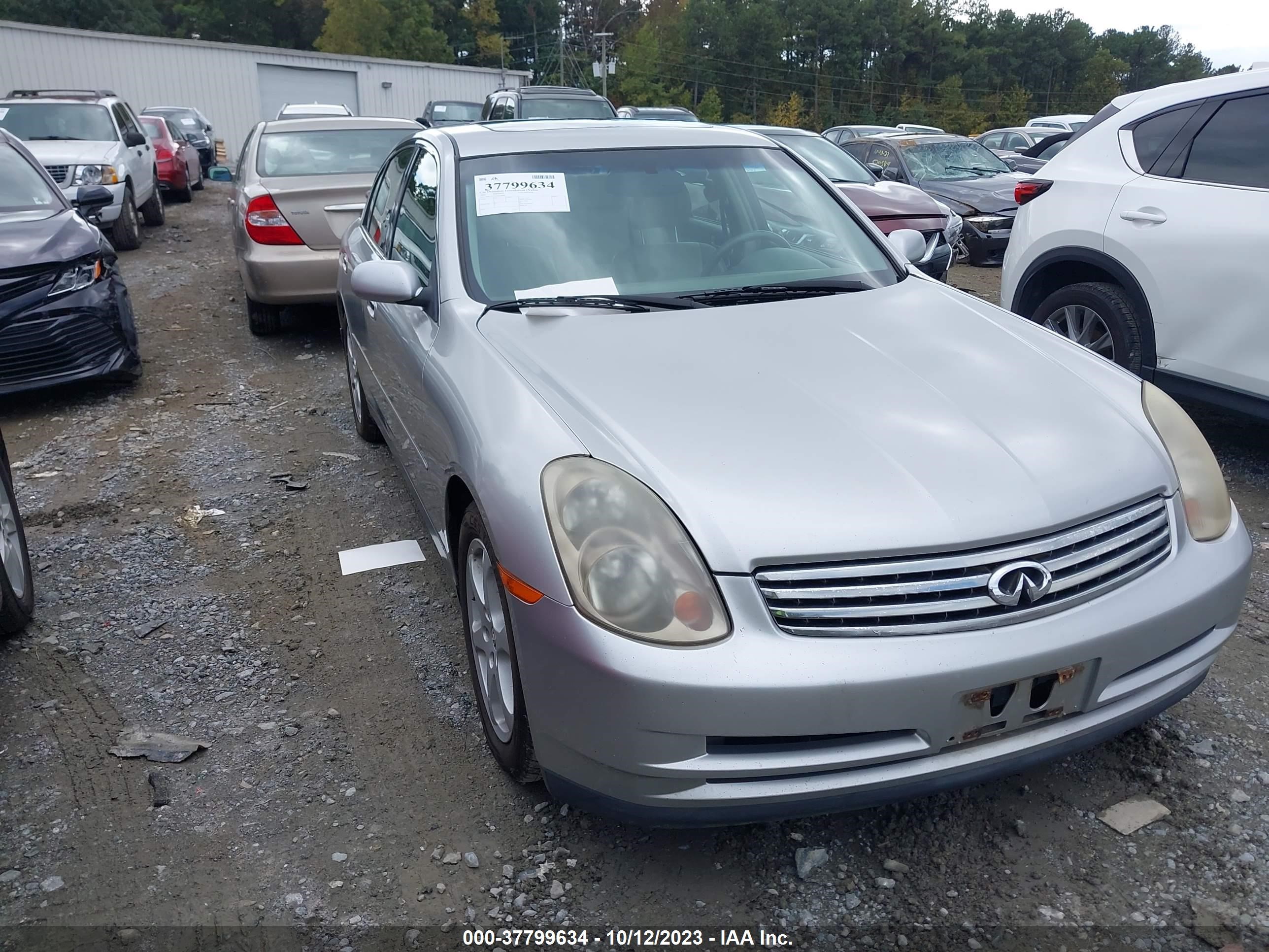 INFINITI G 2003 jnkcv51e73m334608