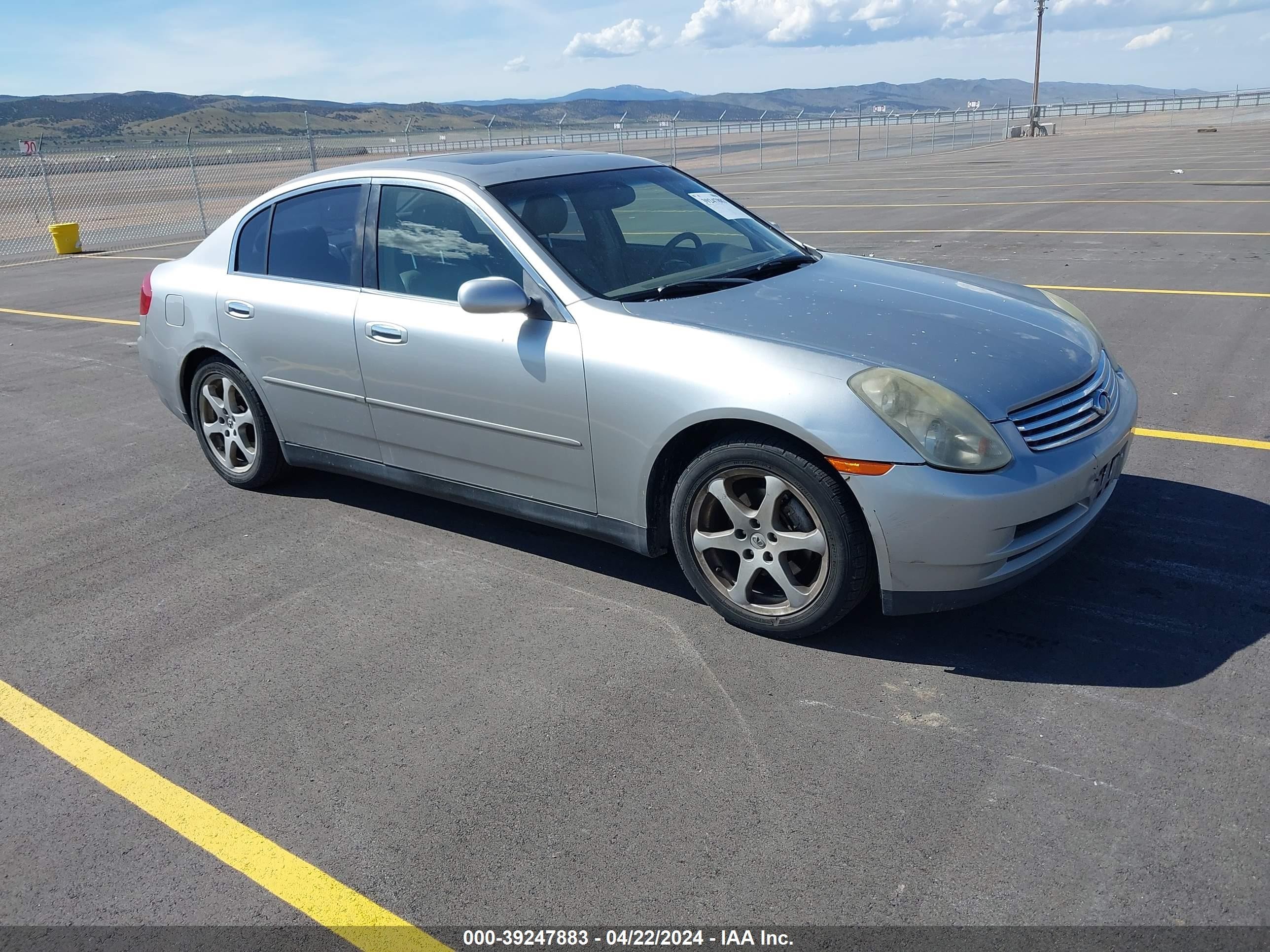 INFINITI G 2004 jnkcv51e74m603482