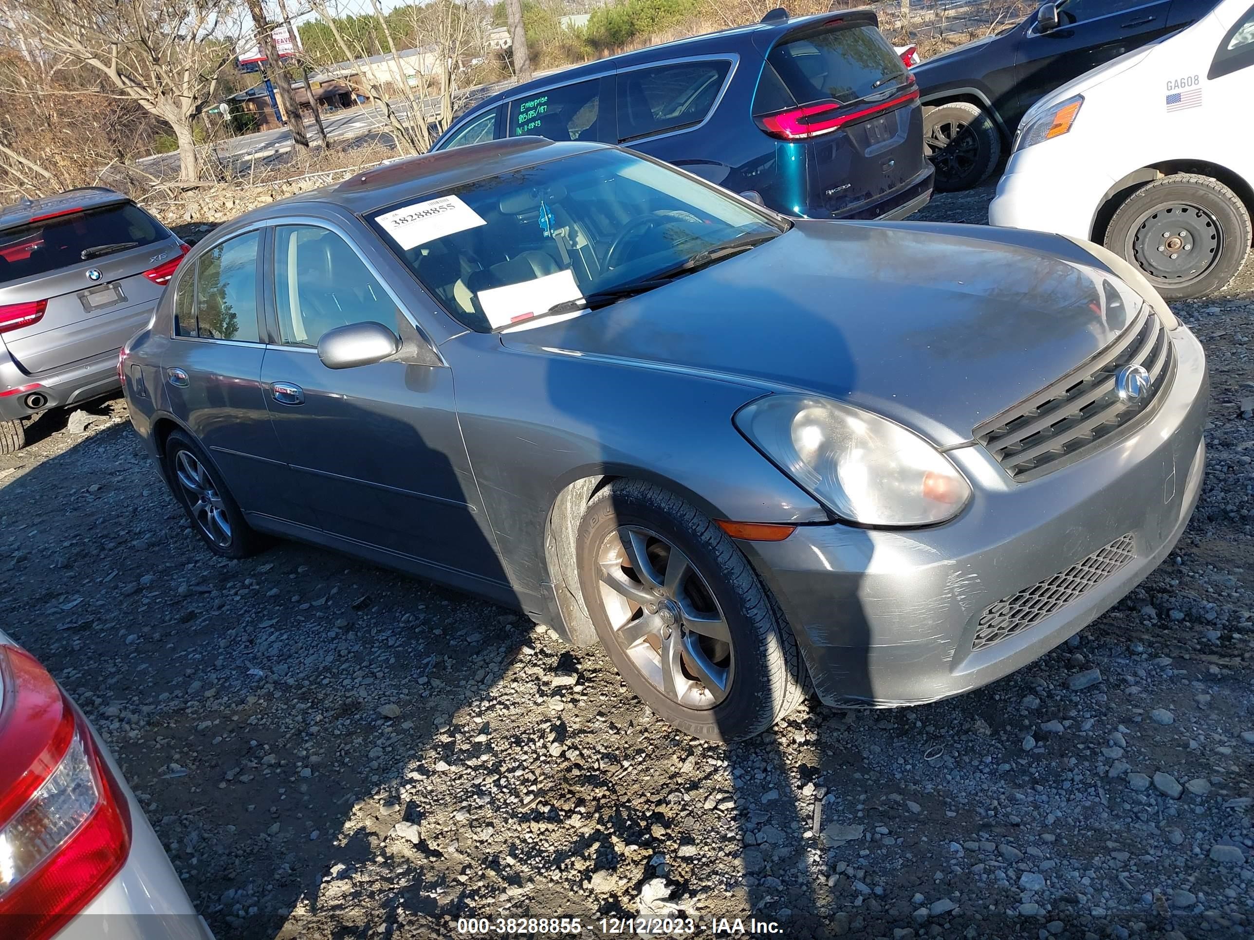 INFINITI G 2005 jnkcv51e75m222703