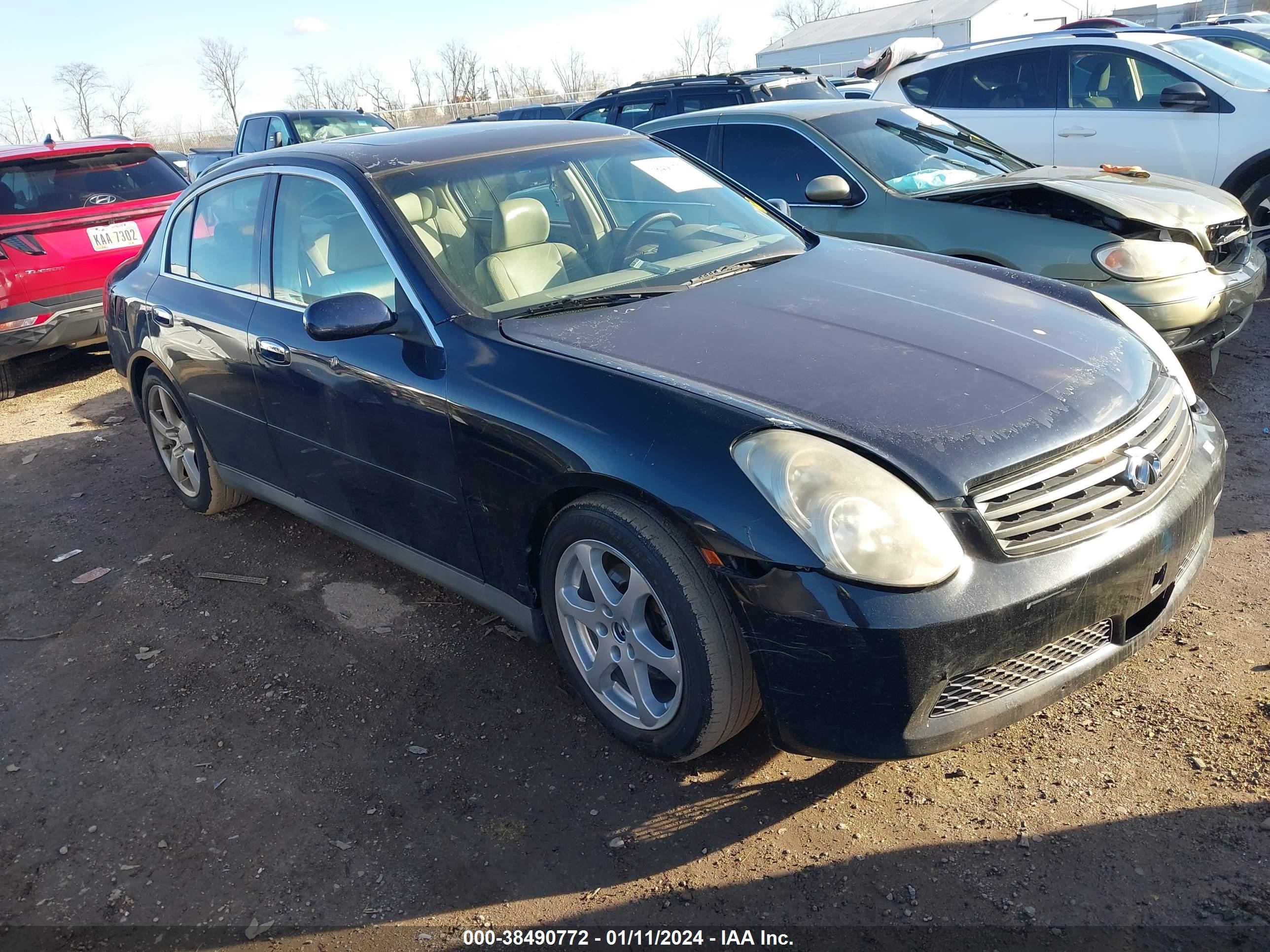 INFINITI G 2003 jnkcv51e83m000412